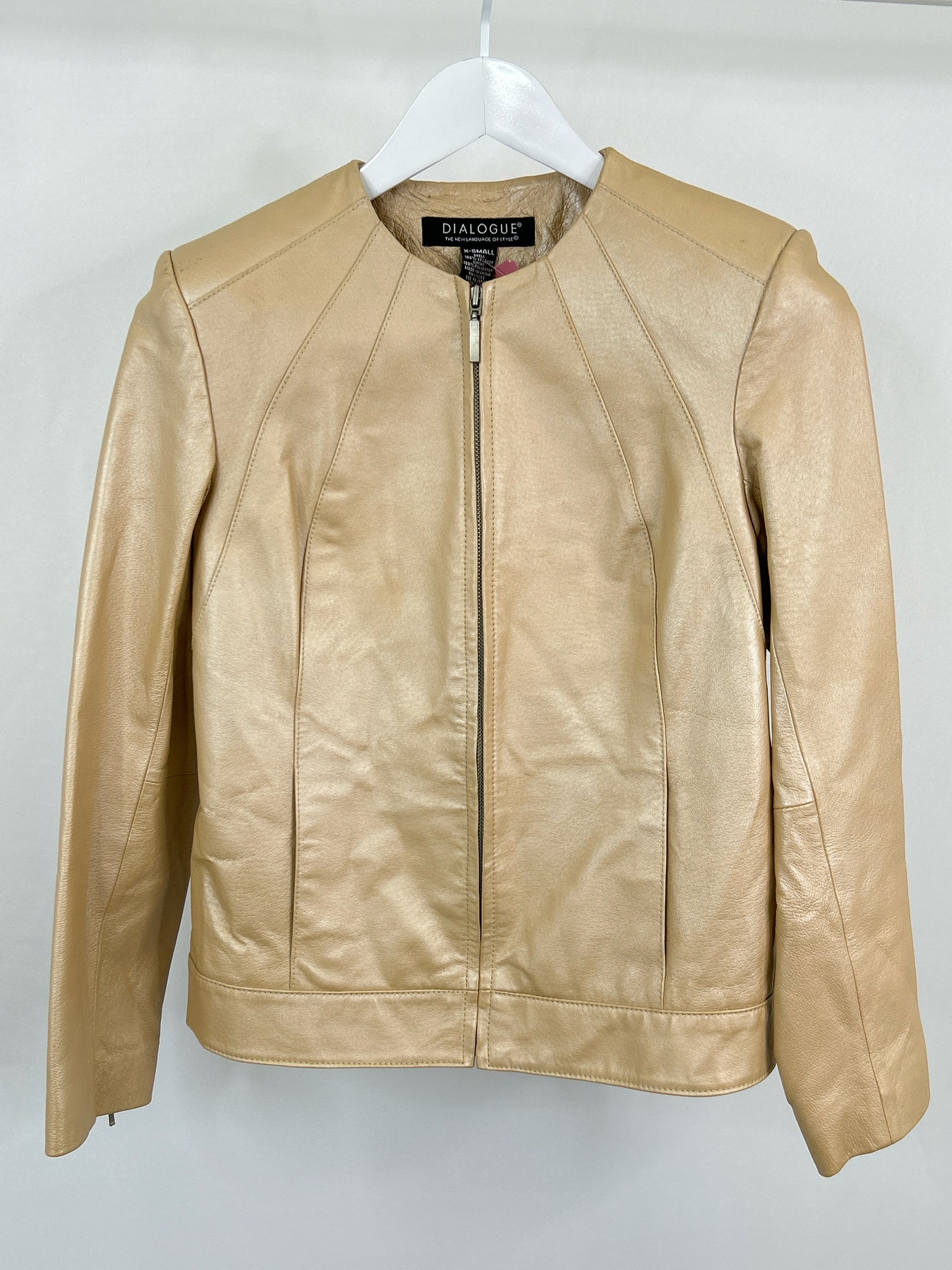 DIALOGUE Size XS Champagne Women Jacket