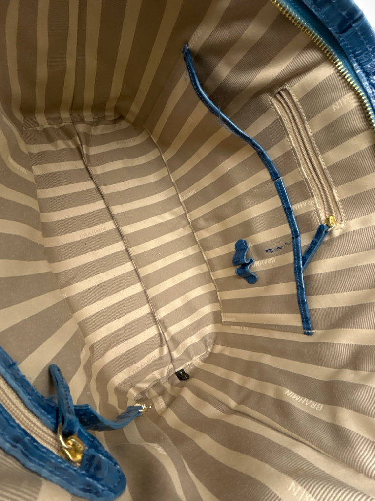 BRAHMIN Cobalt Blue Tote