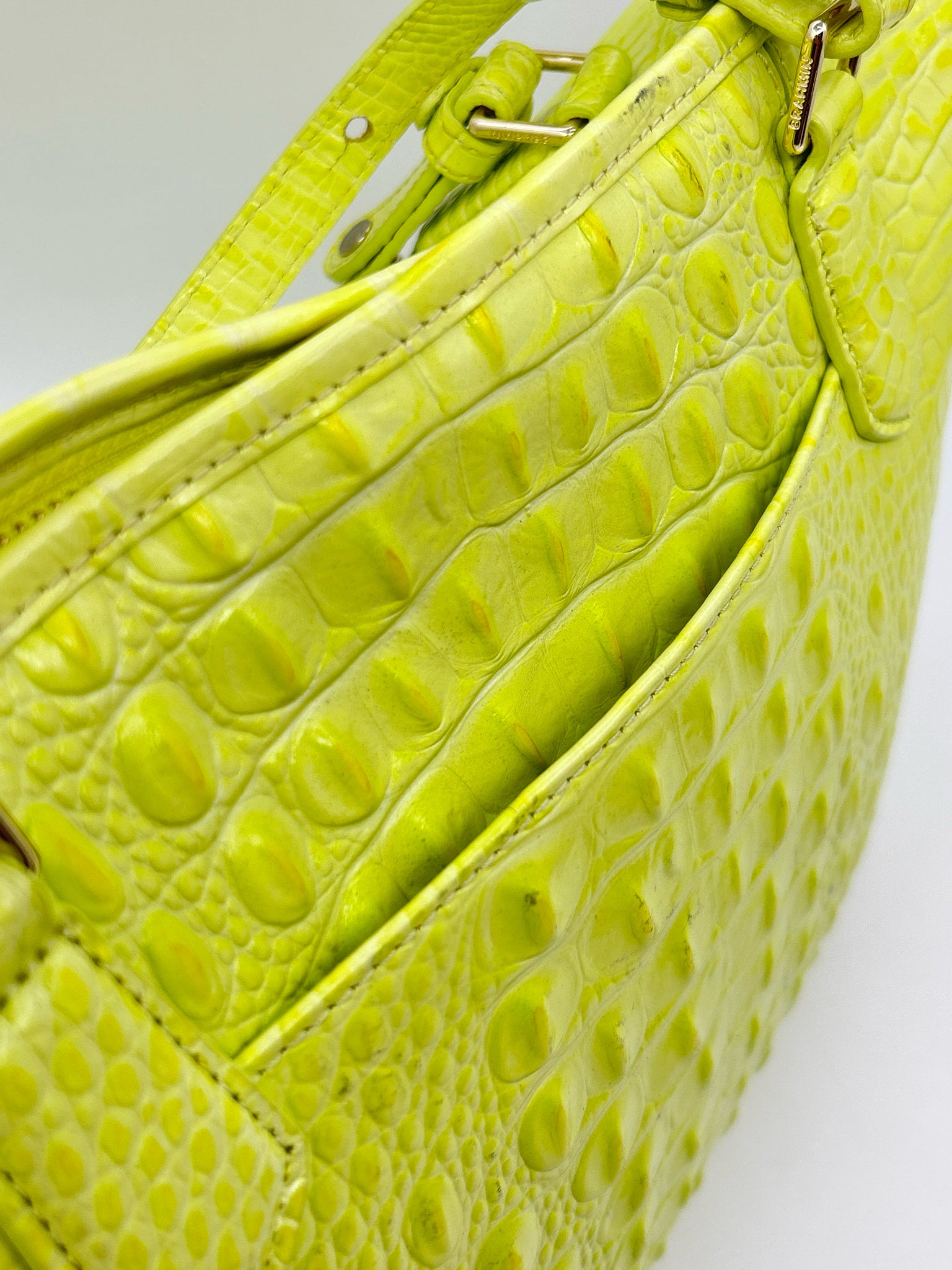BRAHMIN Yellow Women Tote