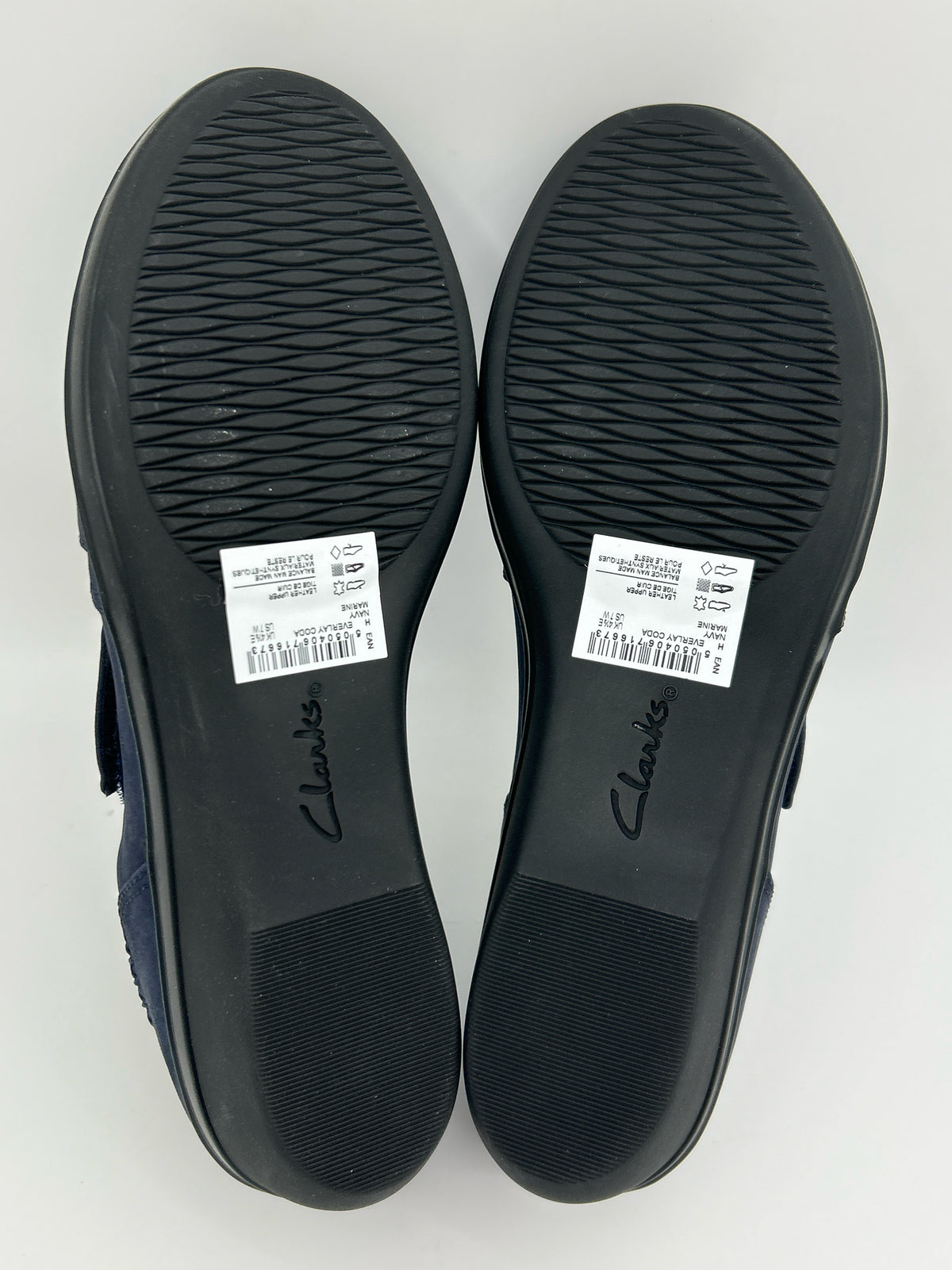 CLARKS COLLECTION NWOB Size 7 Navy Women Shoes