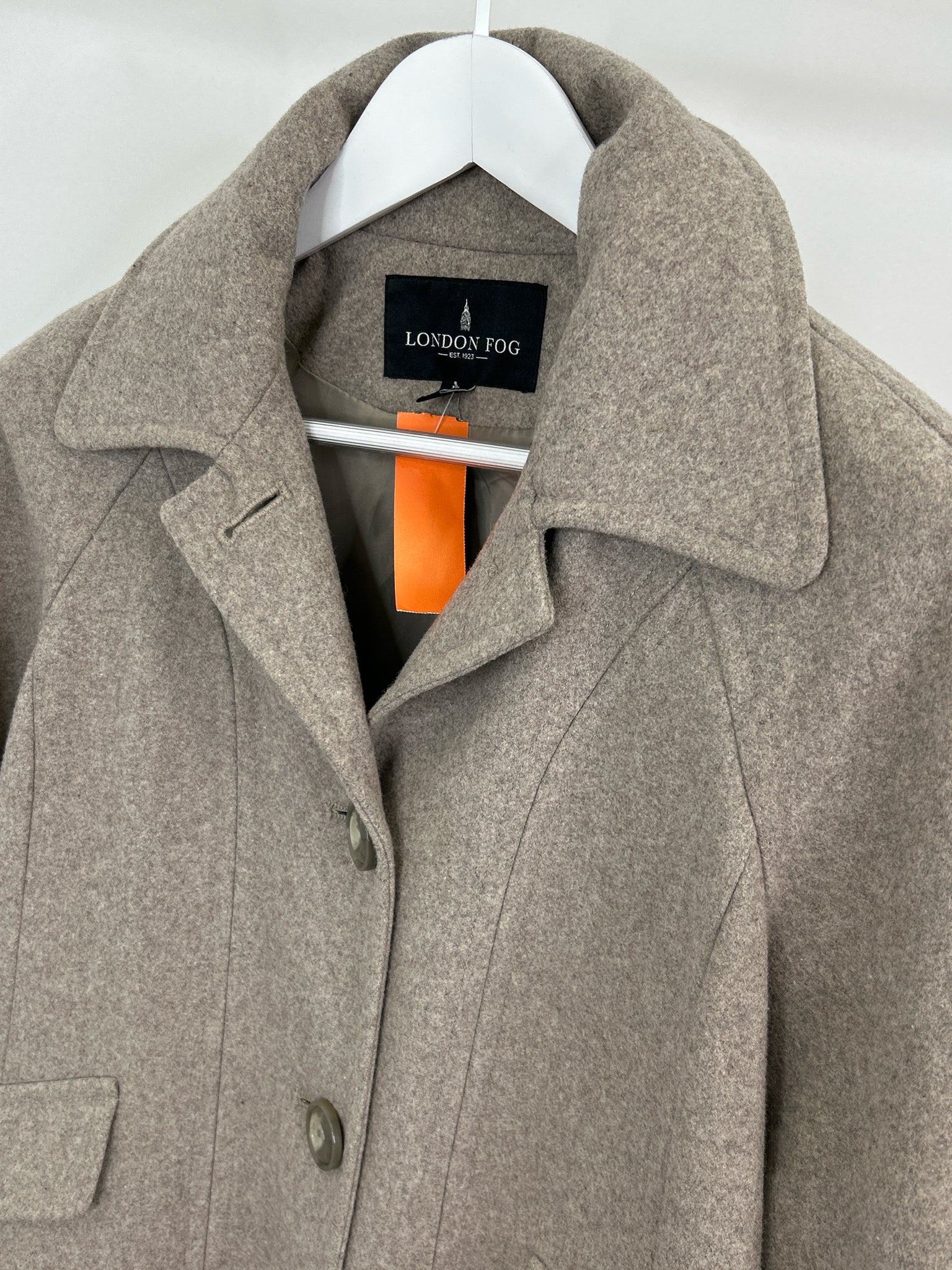 London Fog Size M Taupe Women Coat