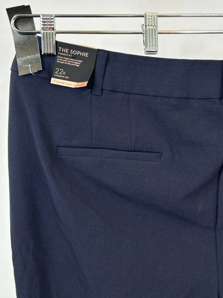 LANE BRYANT Women Size 22R Navy Pants