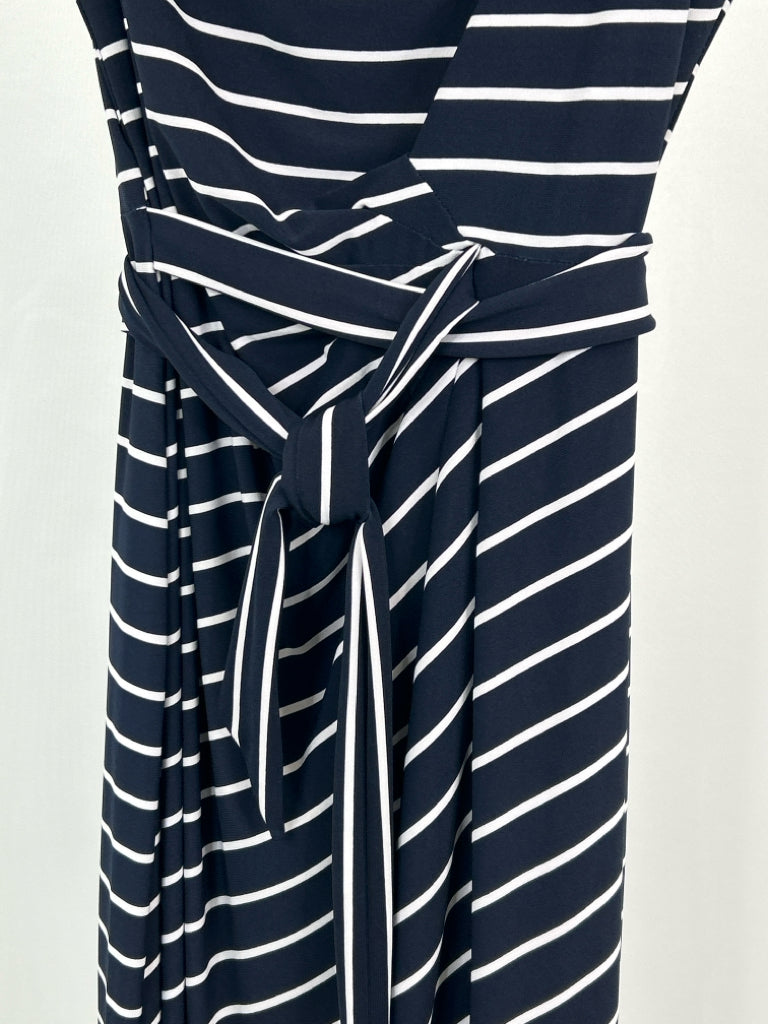 Lauren Ralph Lauren Size 12 NAVY AND WHITE Women's Dress