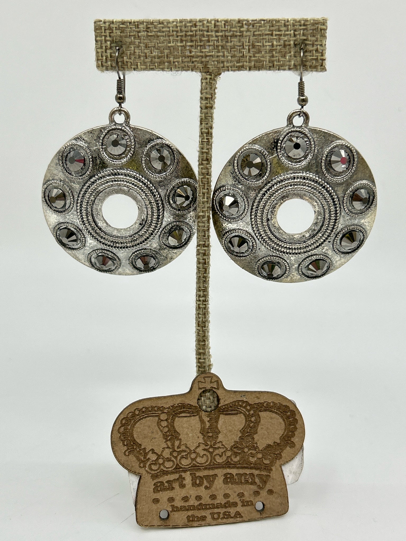 ART BY AMY NWT Silver Earrings