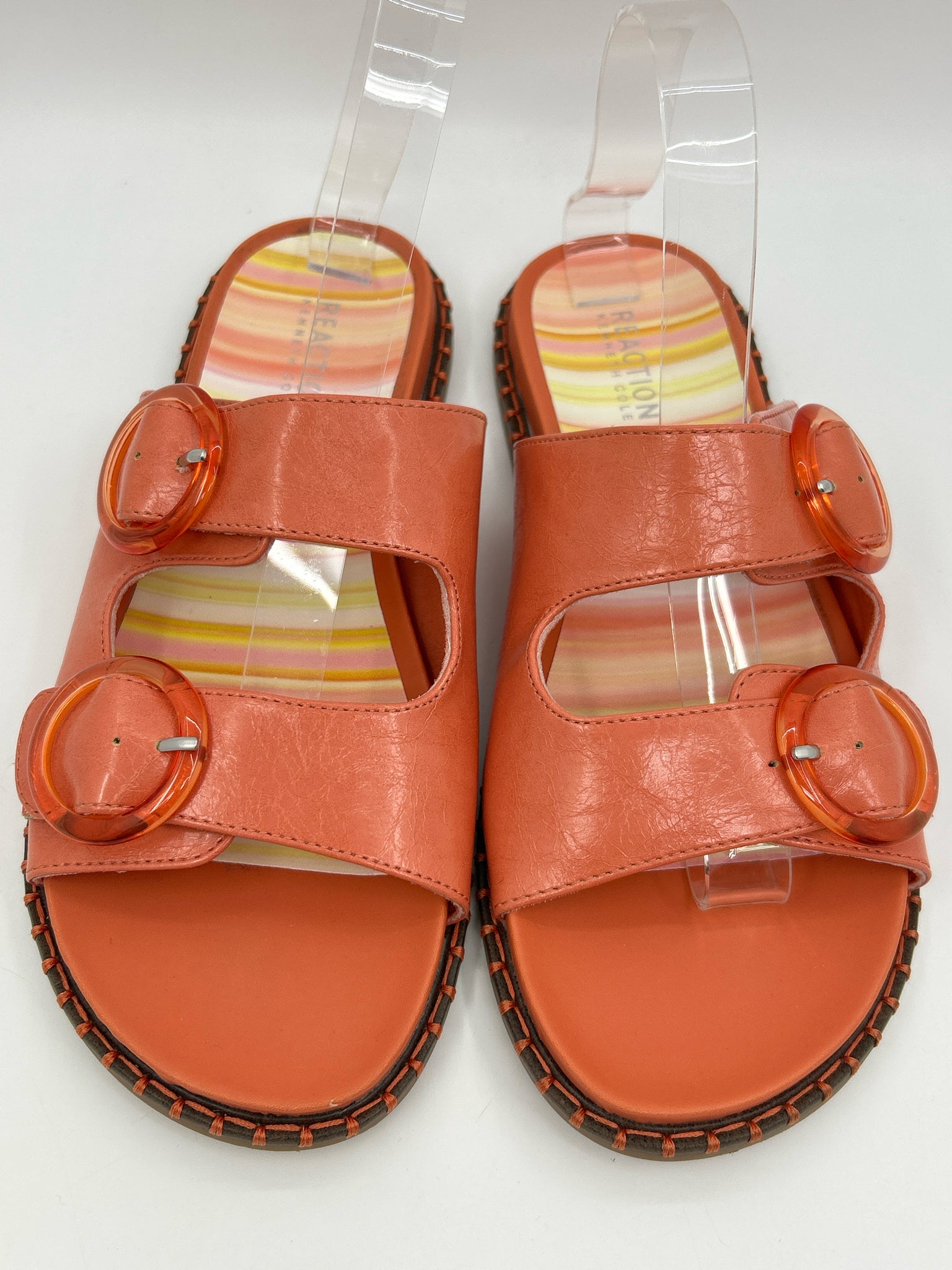 KENNETH COLE Size 9.5M Orange Women Sandal