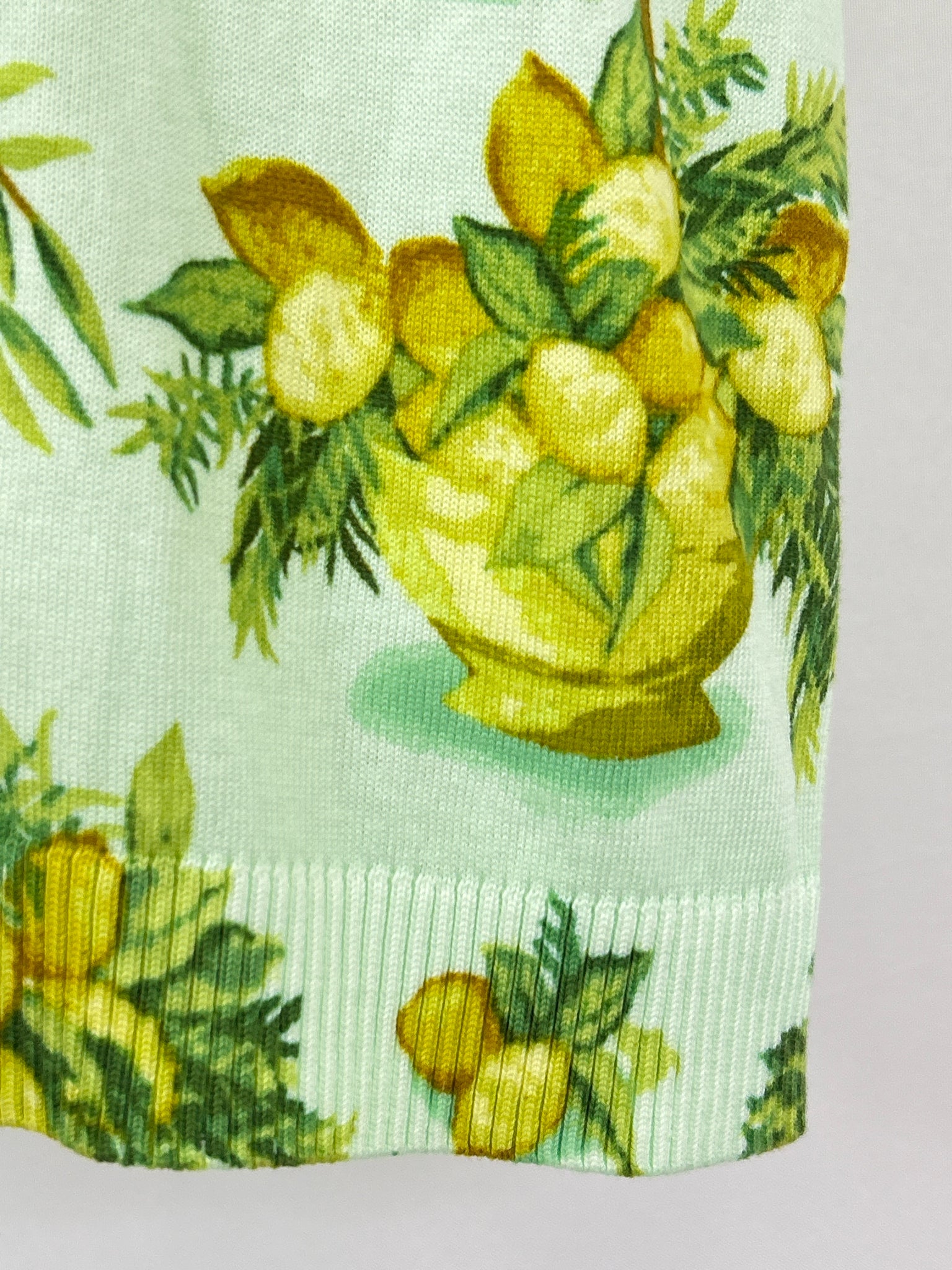 TALBOTS Size MP Turquoise & Yellow Women Top