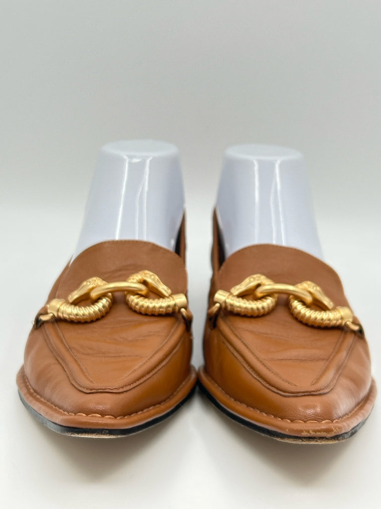 TORY BURCH Size 6.5M COGNAC Flats