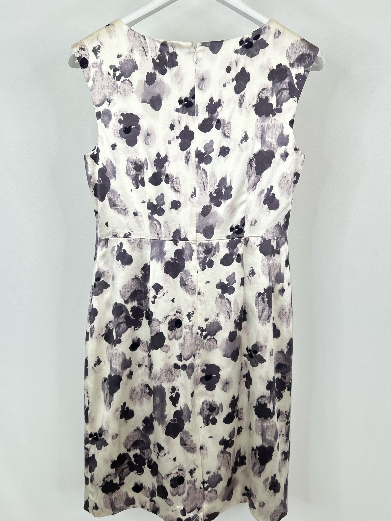 ANN TAYLOR Size 8 Plum Print Women Dress NWT