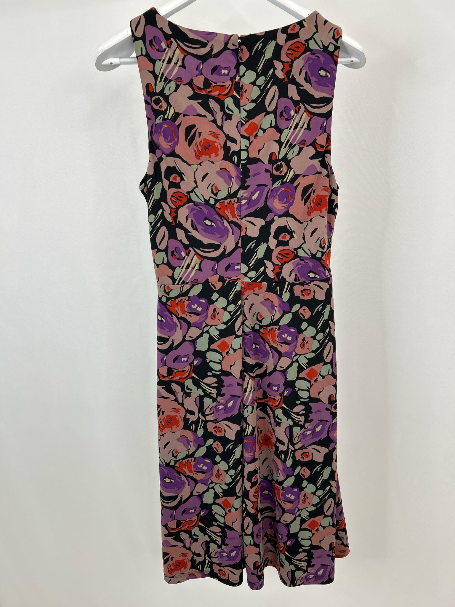 Lauren Ralph Lauren Size 8 Black and Purple Women's Dress