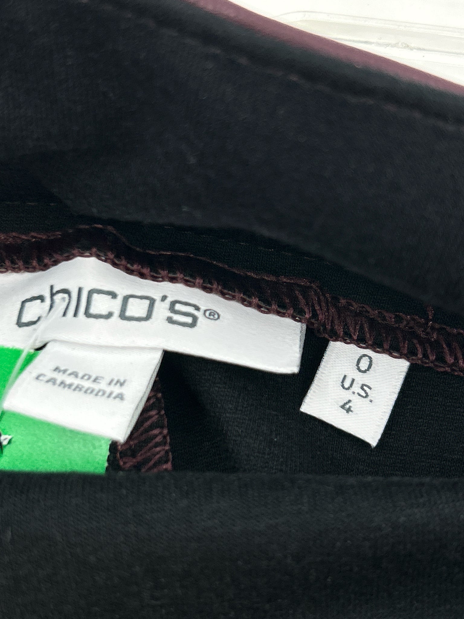 CHICO'S Size 4 Plum Women Pants