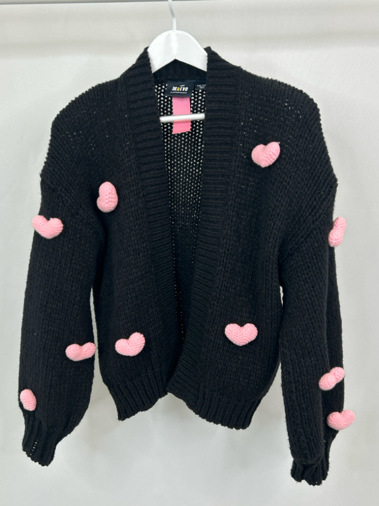 MAEVE Women Size One Size Black Cardigan