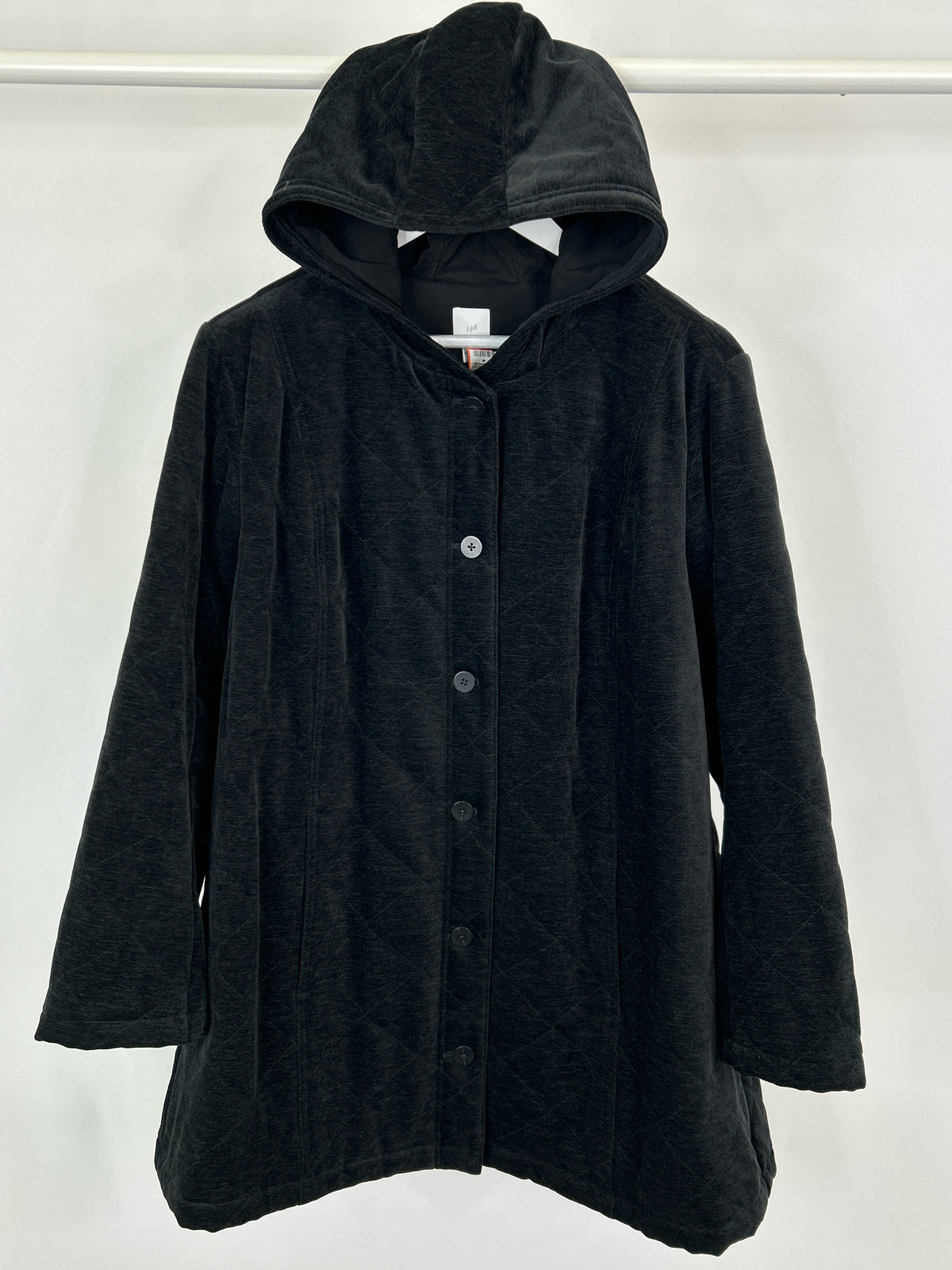 J. Jill Size XL Black Women Coat