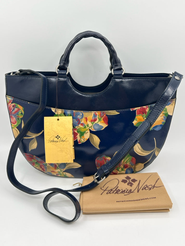 PATRICIA NASH Navy Print Tote