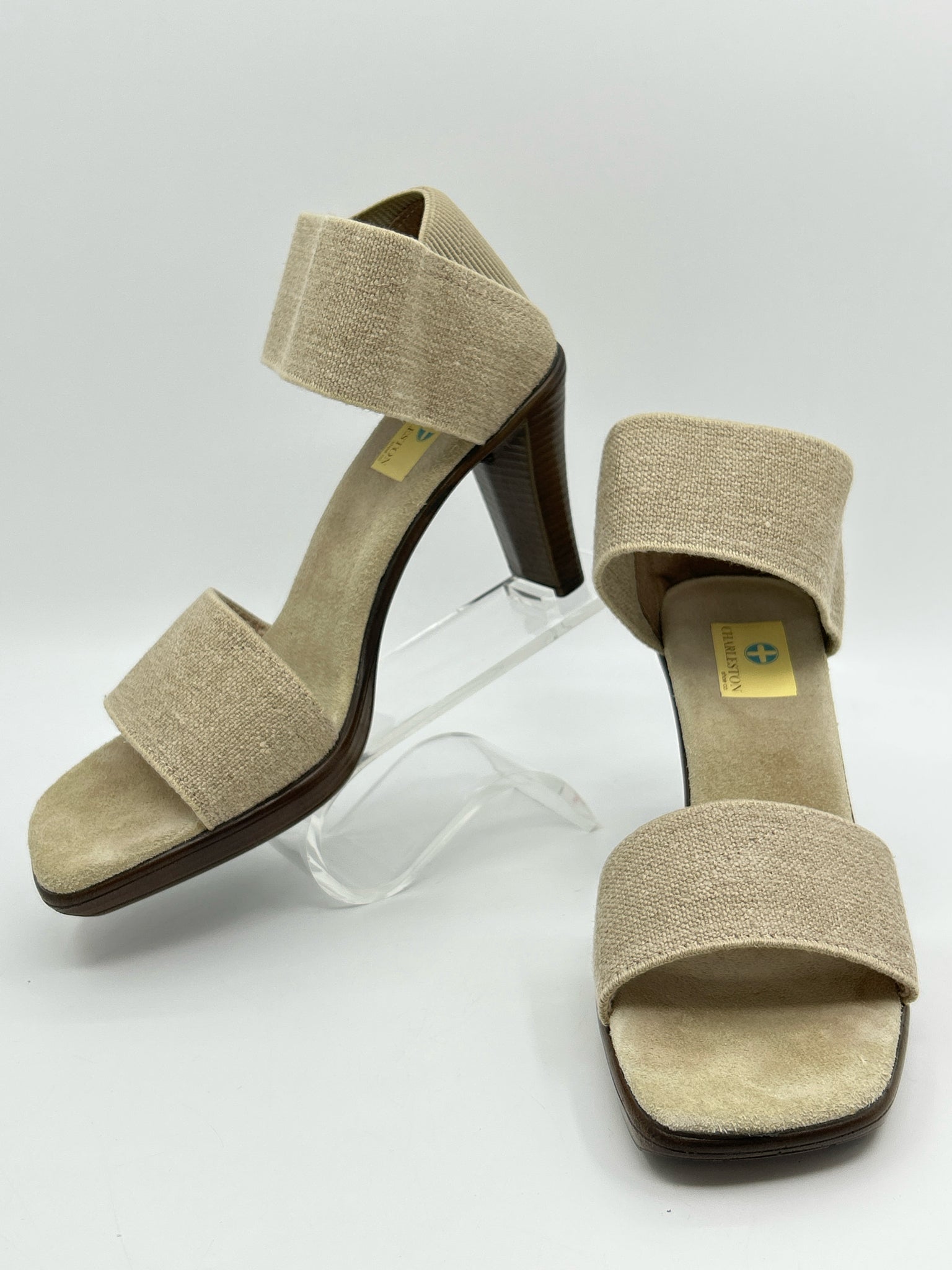 CHARLESTON SHOE COMPANY Size 9 Beige Women Sandal