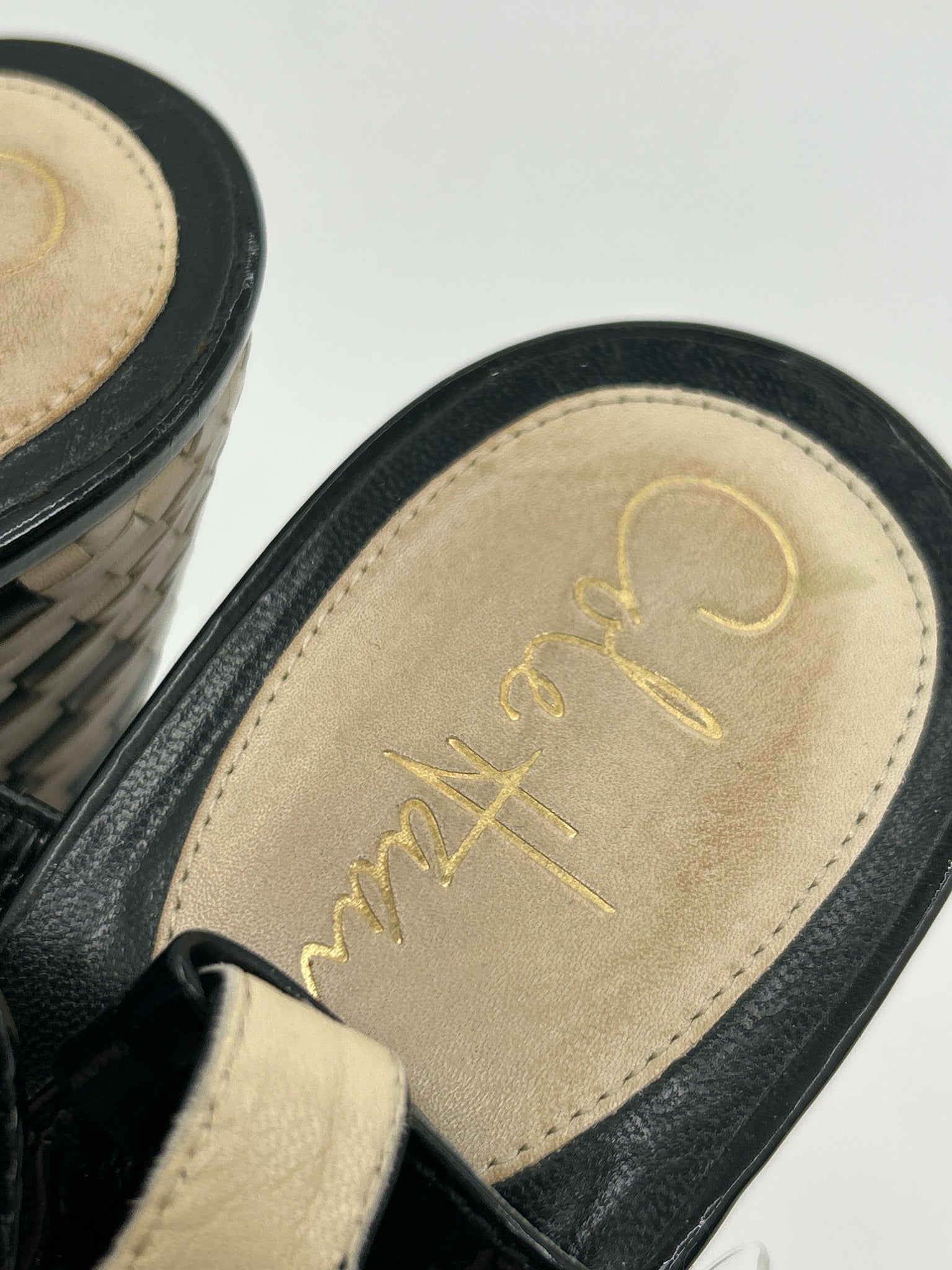 COLE HAAN Size 9B Black Women Sandal