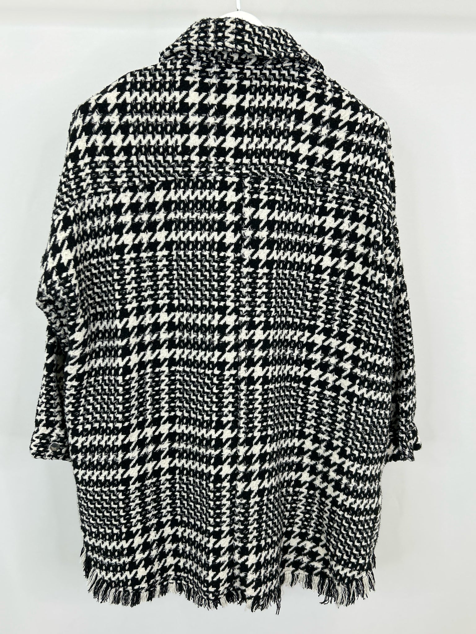 HYFVE Size S Black & White Women Coat