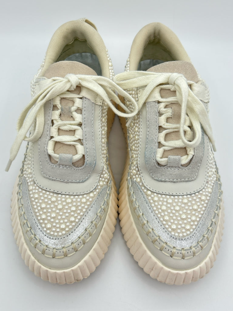 DOLCE VITA Size 7 VANILLA Women's Sneakers