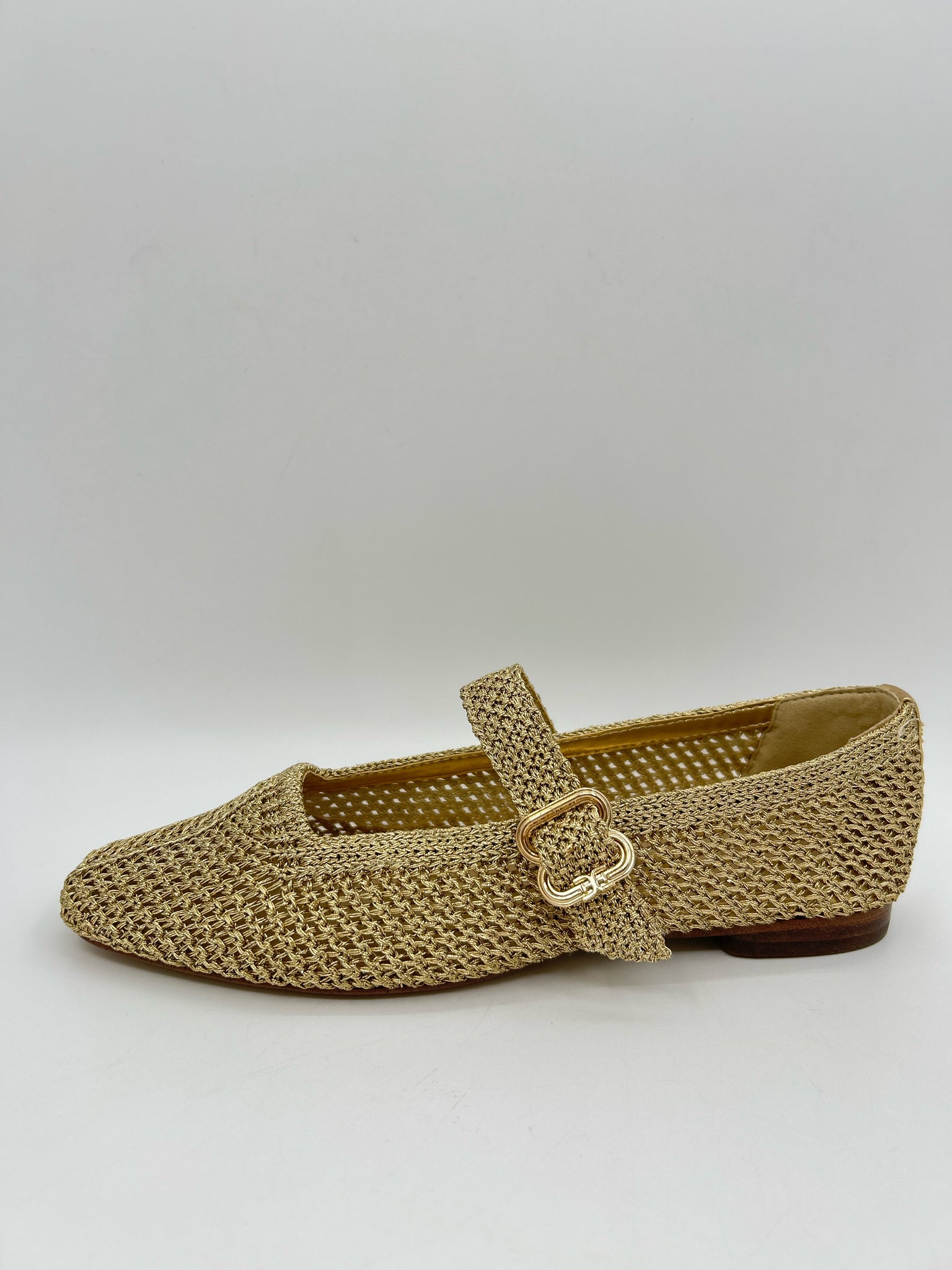 SAM EDELMAN Size 8 Gold Women Flats