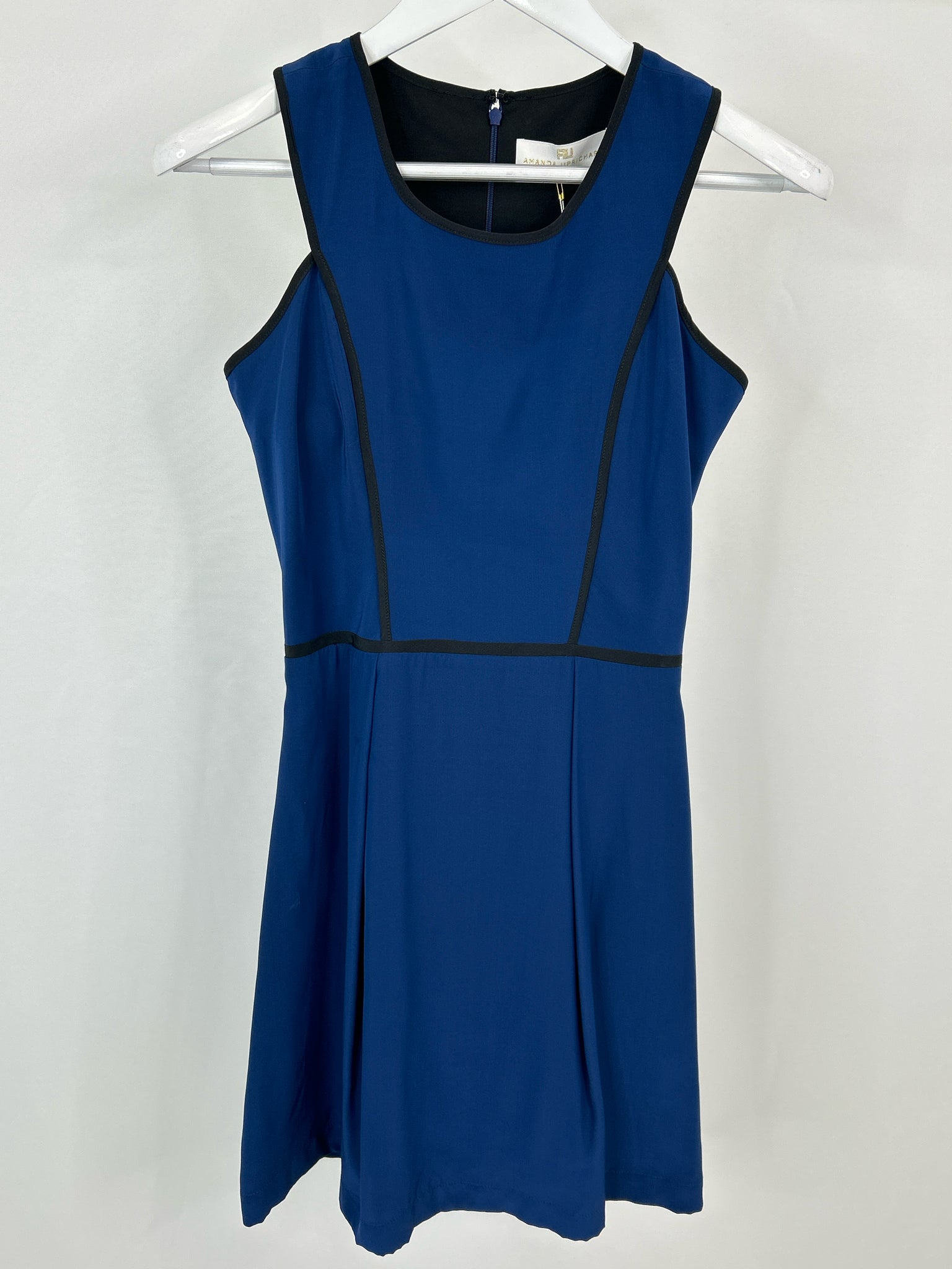 AMANDA UPRICHARD Size S blue and black Women's Dress