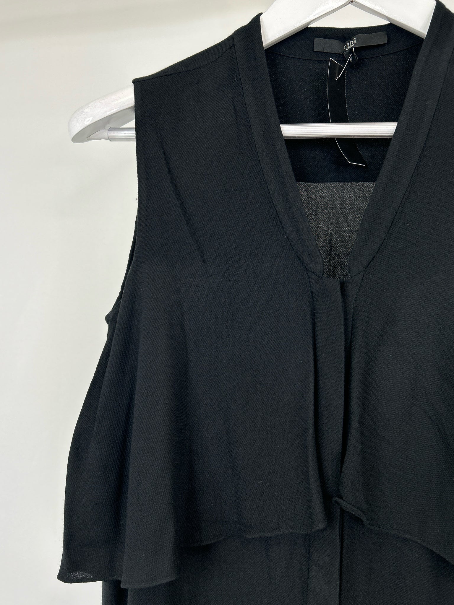 TIBI Size 6 Black Women Blouse