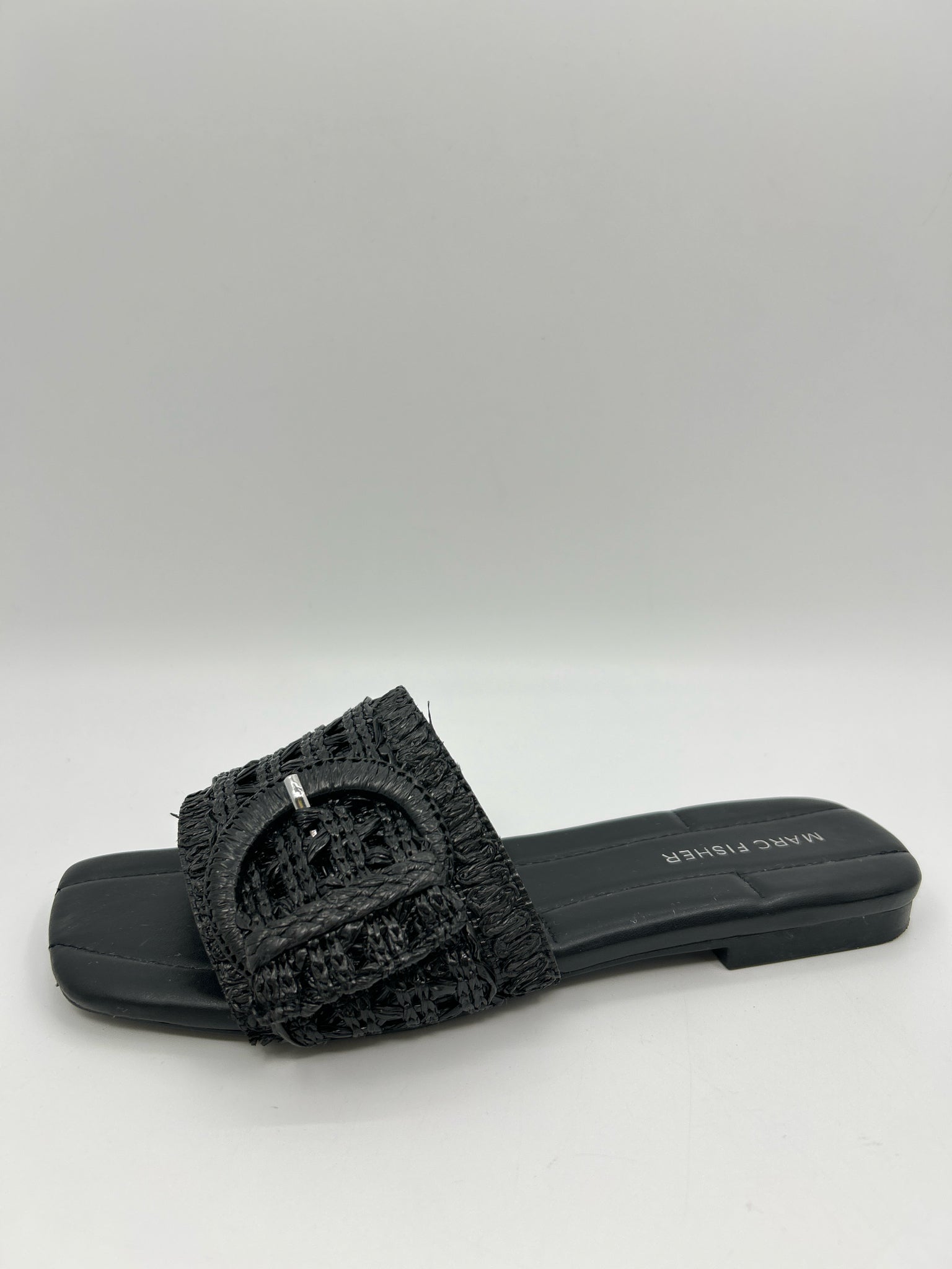 MARC FISHER Size 7.5M Black Women's Sandal