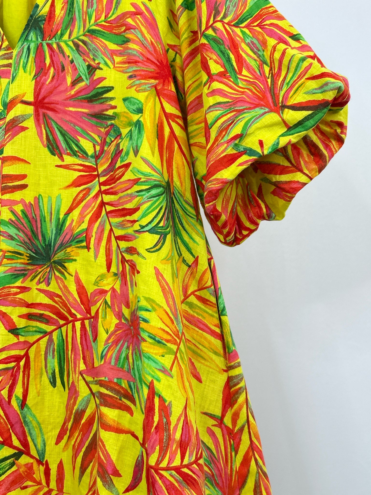MAGASCHONI Size M Yellow and green Women Dress