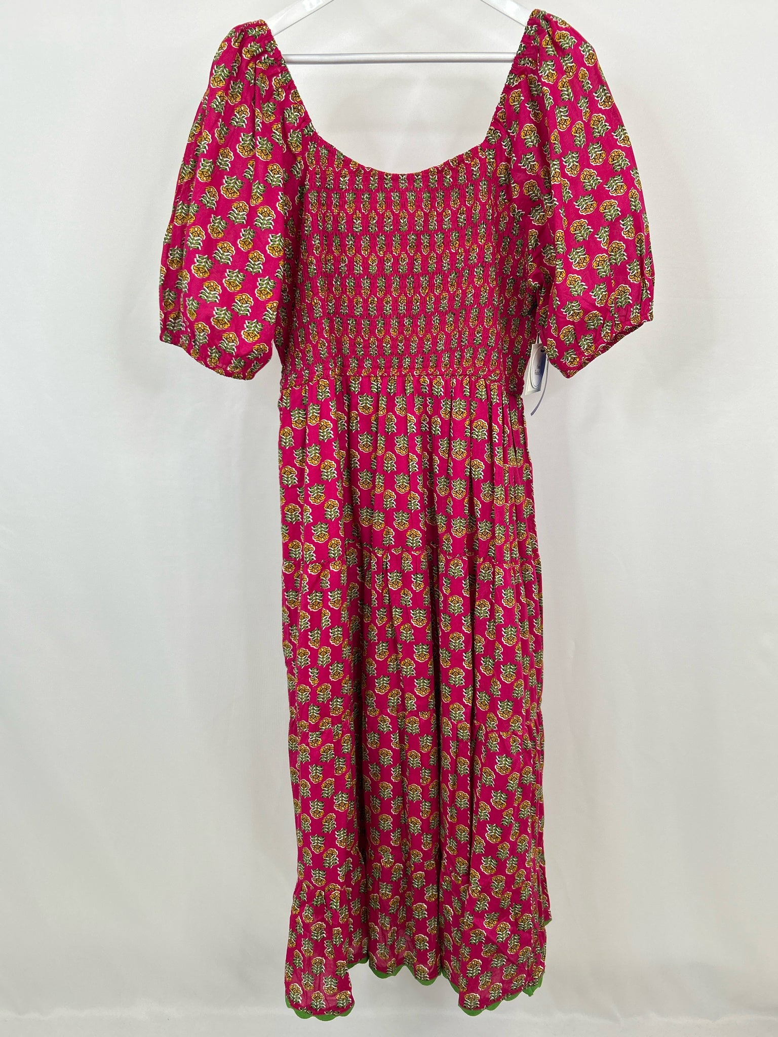 LEA Size 1X Pink Print Women Dress