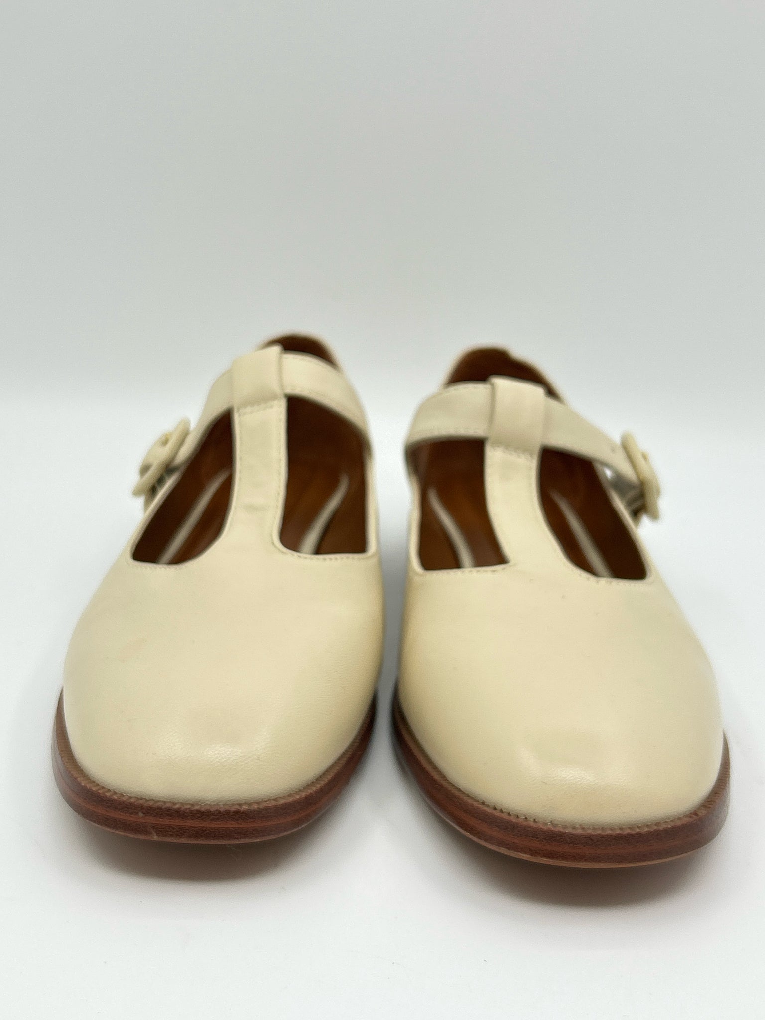 FRANCO SARTO Size 8.5 Cream Women Loafer
