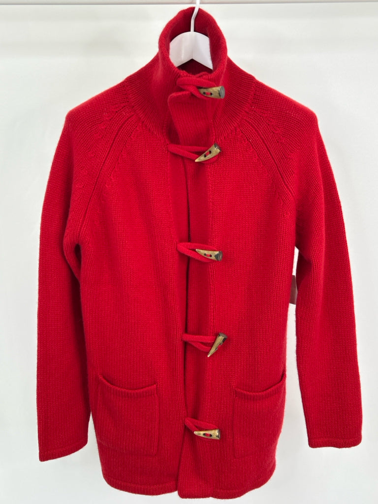 NEIMAN MARCUS Women Size L Red Cardigan