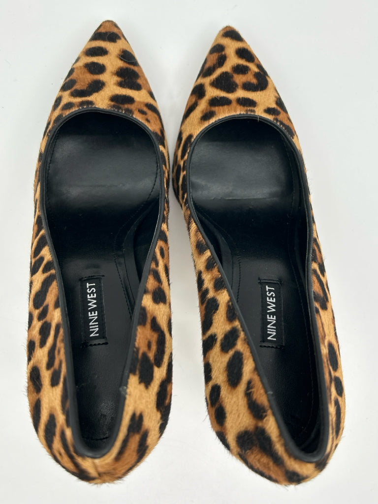 NINE WEST Women Size 11M Animal Print Pumps