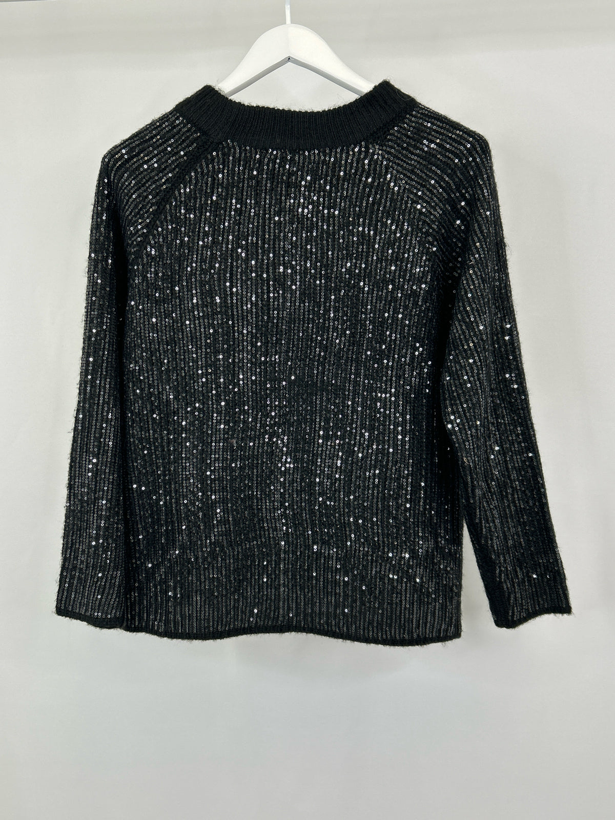CROWN & IVY Size PM Black Women Sweater