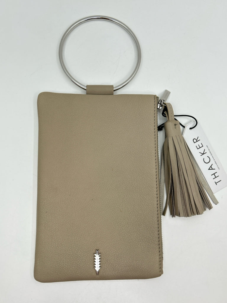 THACKER Taupe Clutch