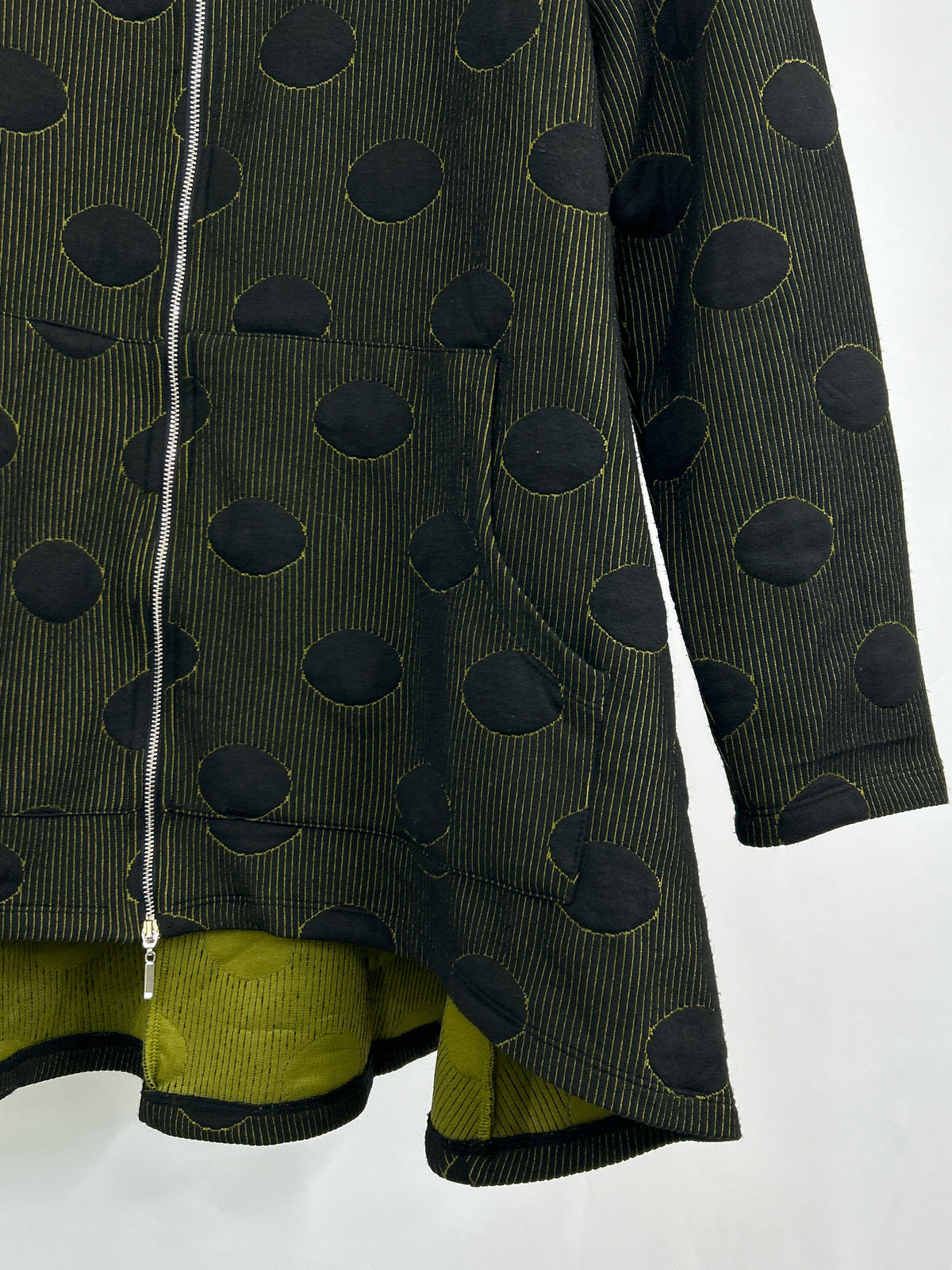 Kozan Size M Black & Green Women Jacket