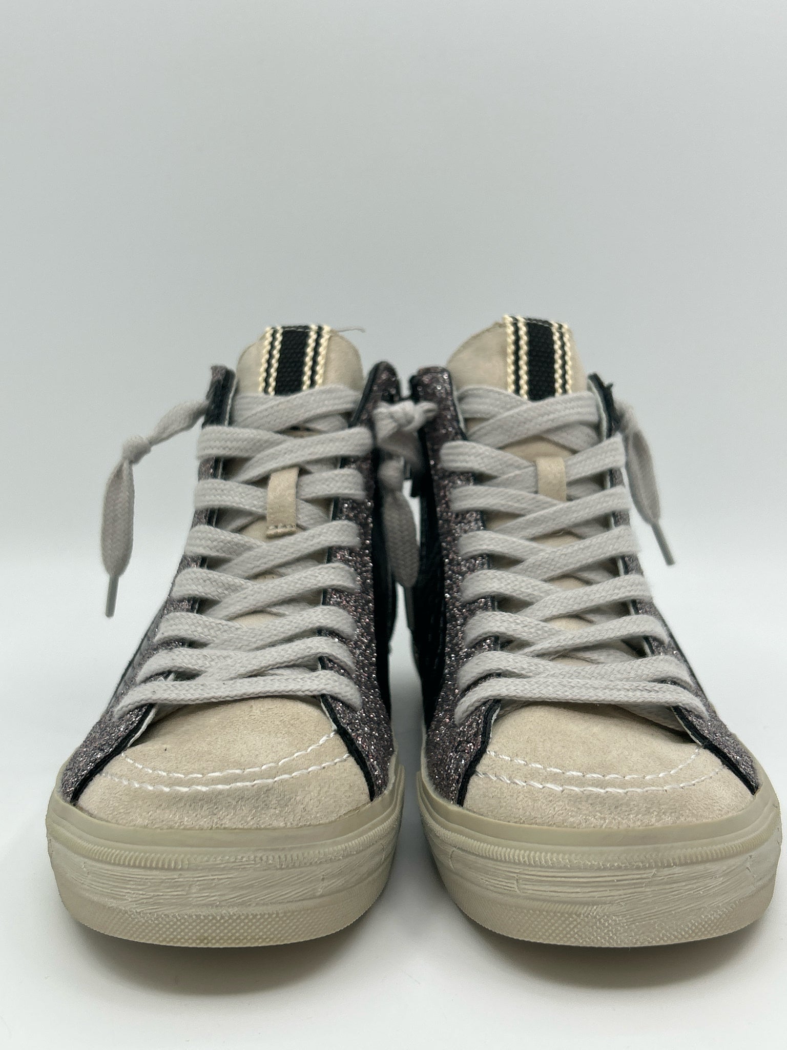 SHU SHOP Size 6 Black Print Women Sneakers