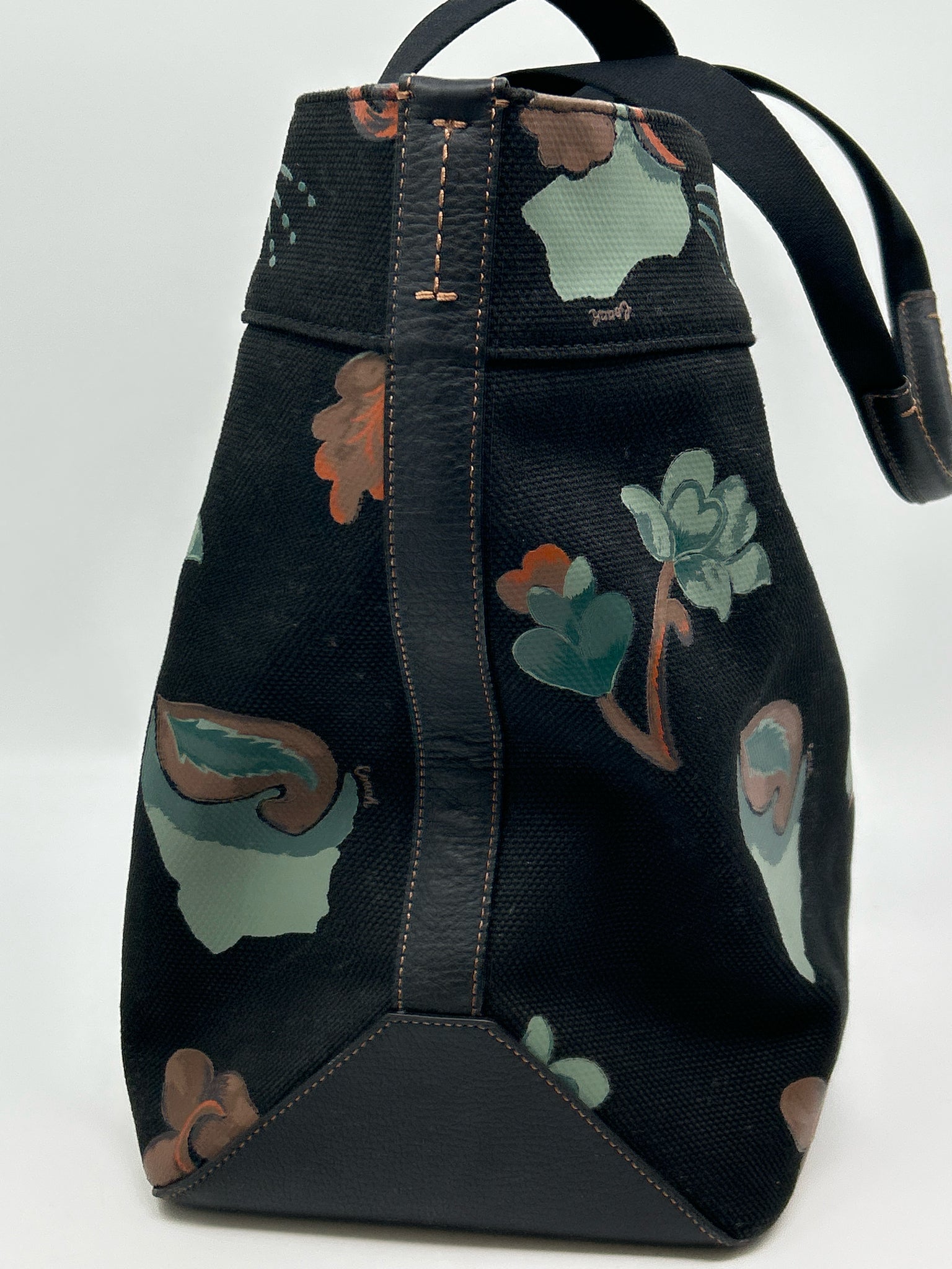 Coach Black Print Women Tote