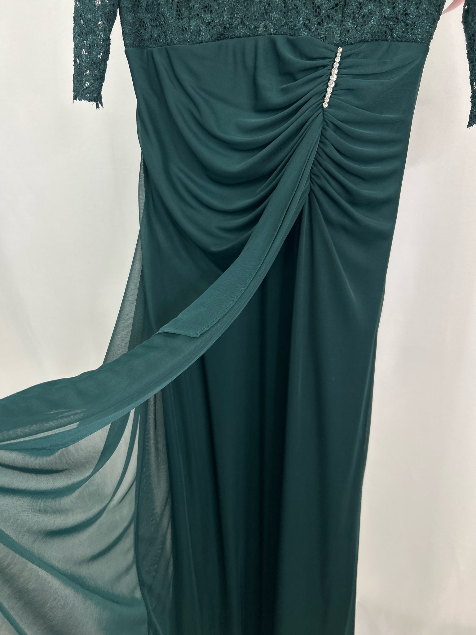BETSEY & ADAM Size 16 Emerald Women Dress
