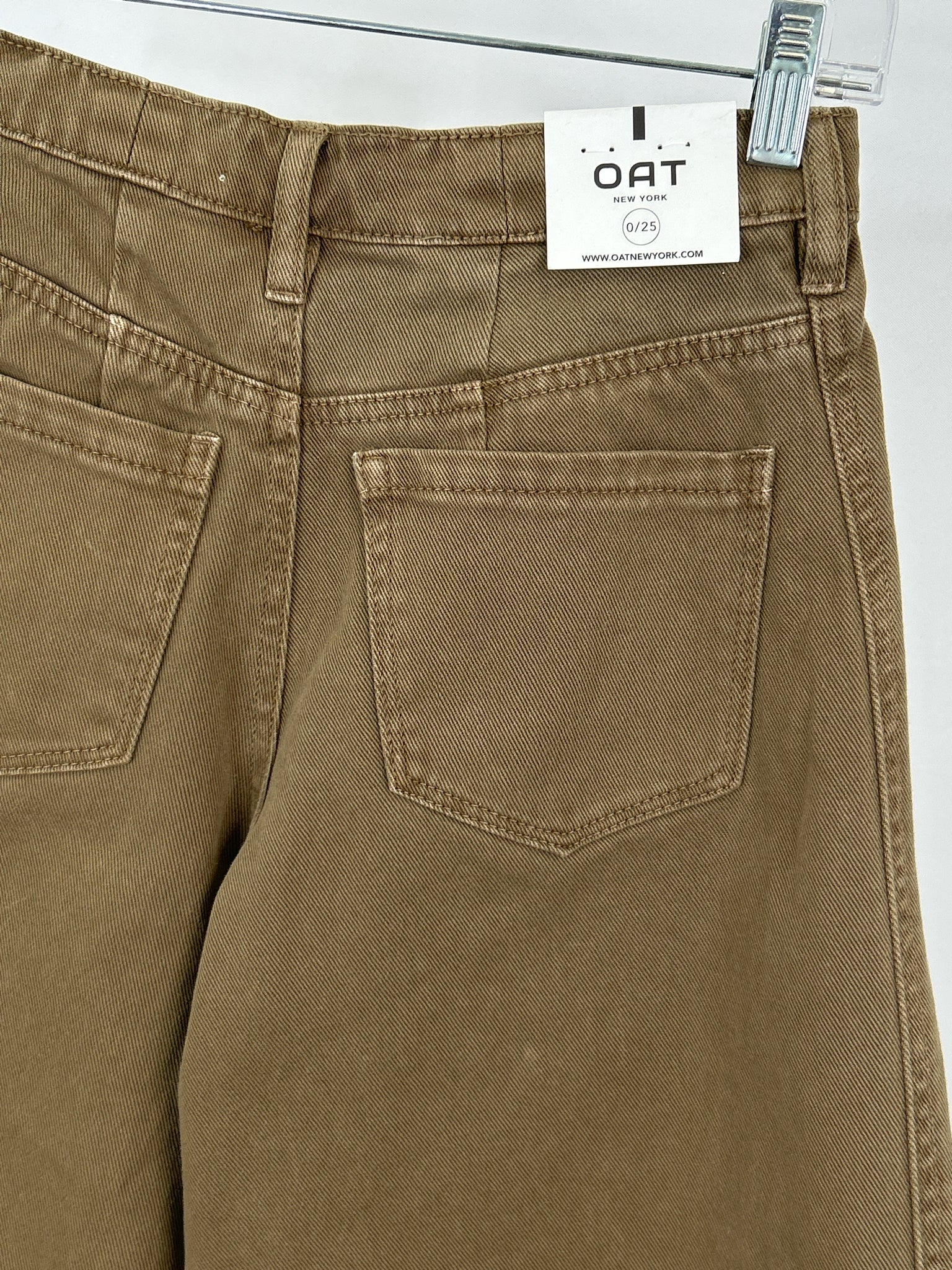 OAT NEW YORK Size 0/25 Brown Women jeans