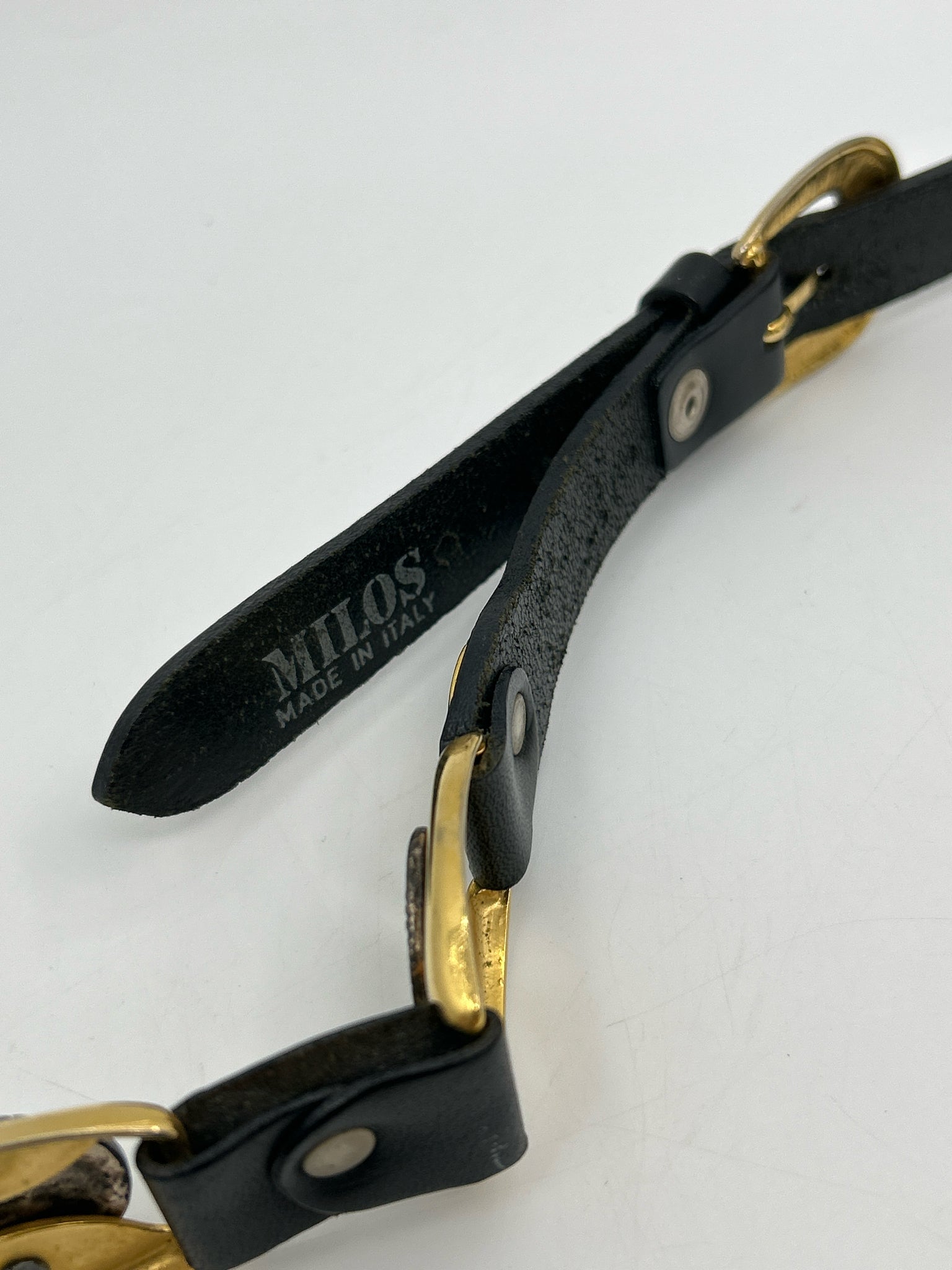 MILOS BLACK & GOLD Belt