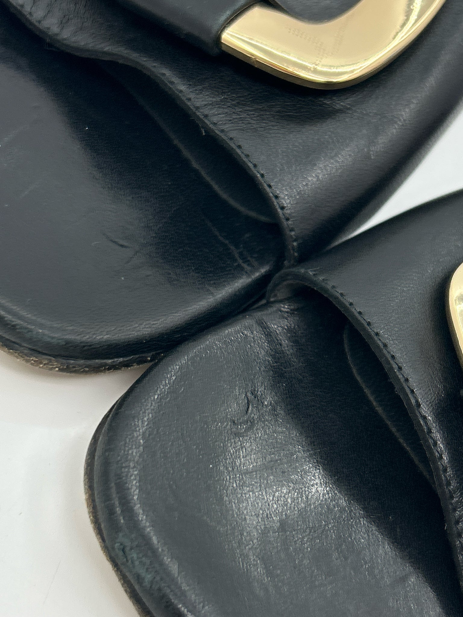 STUART WEITZMAN Size 7.5M Black Women Sandal