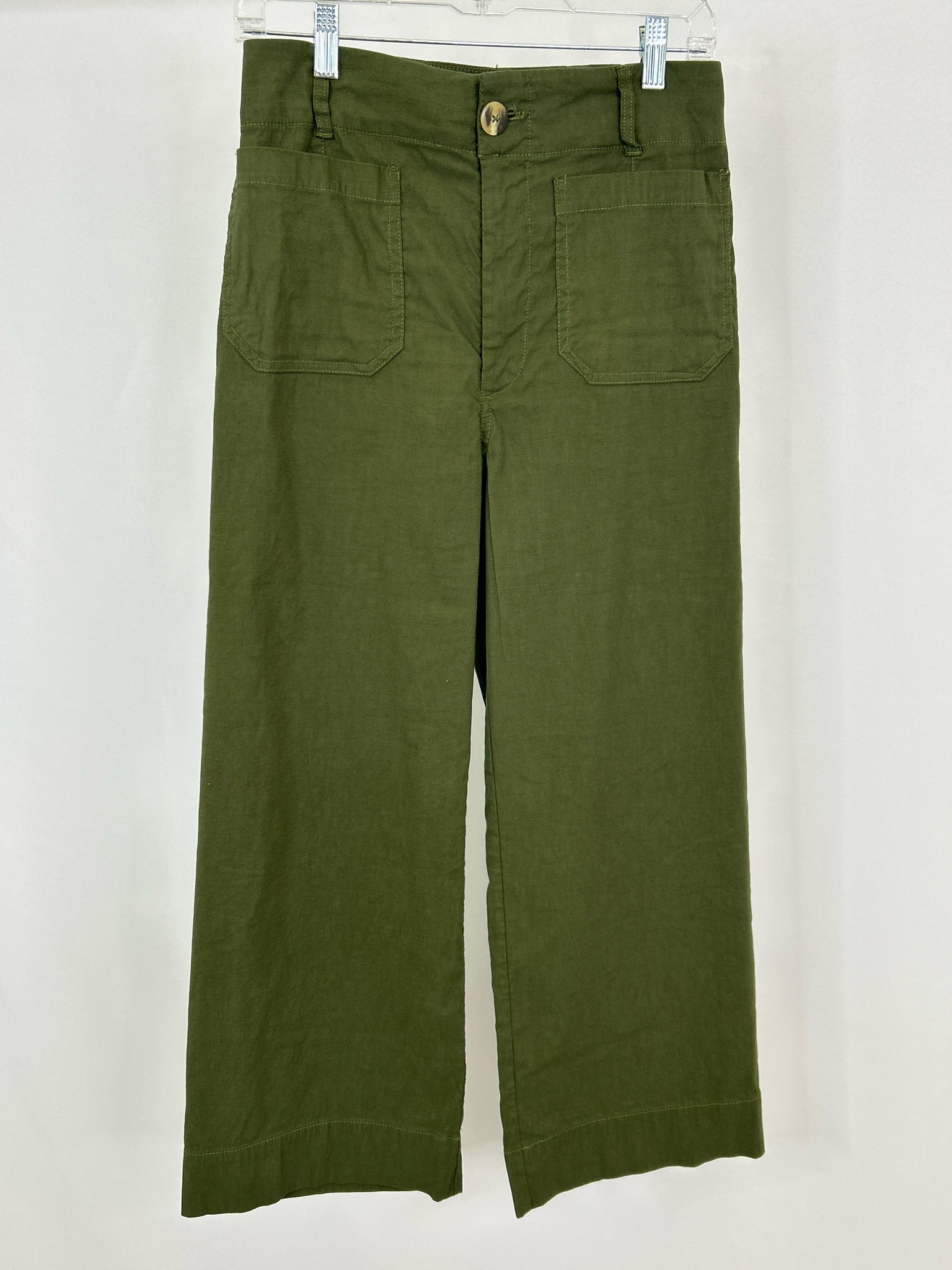 MAEVE Size 28/6 ARMY GREEN Women Pants