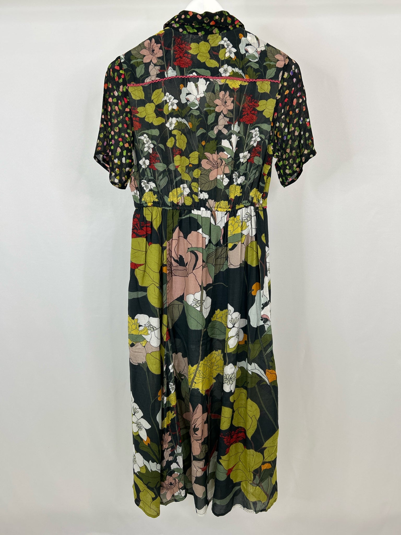 BL^NK LONDON Size S Black Floral Women Dress