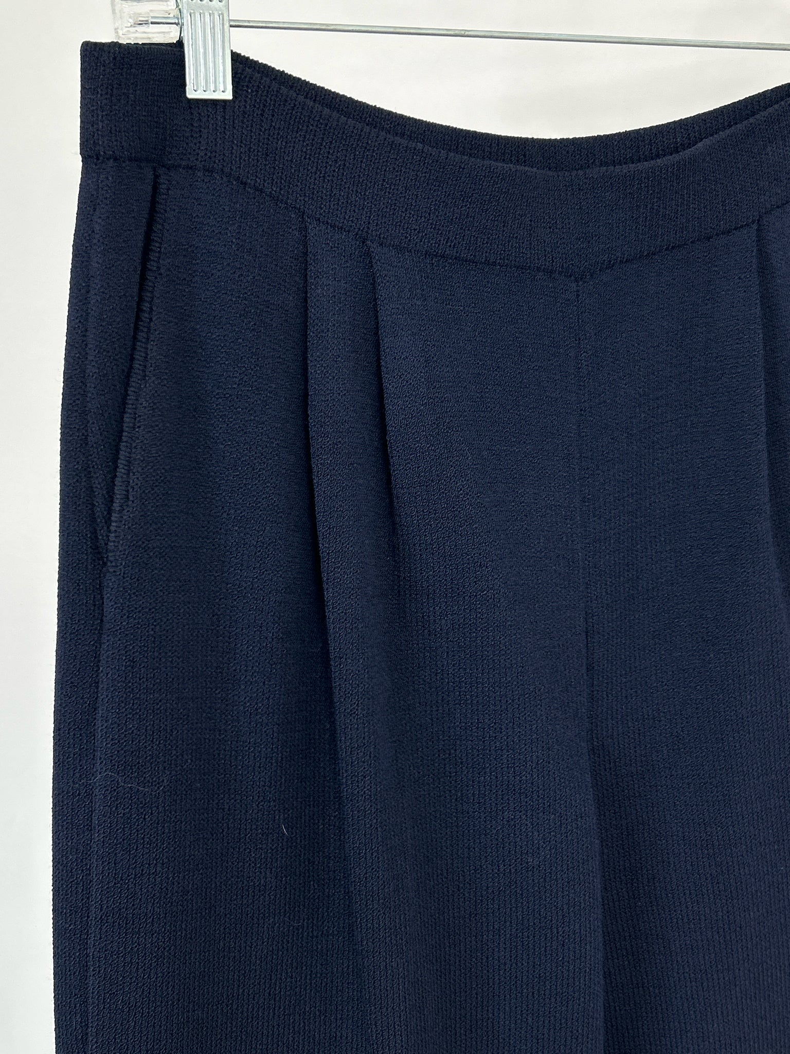 ST JOHN BASICS Size 8 Navy Women Pants