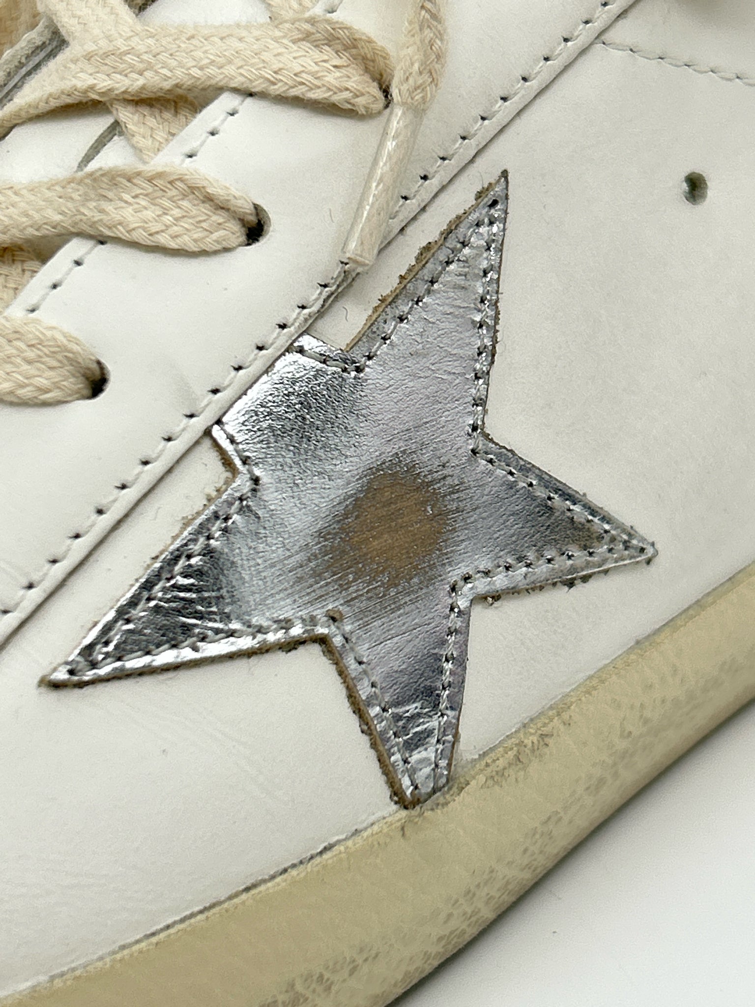 GOLDEN GOOSE Size 40/10 White and PINK Women Sneakers