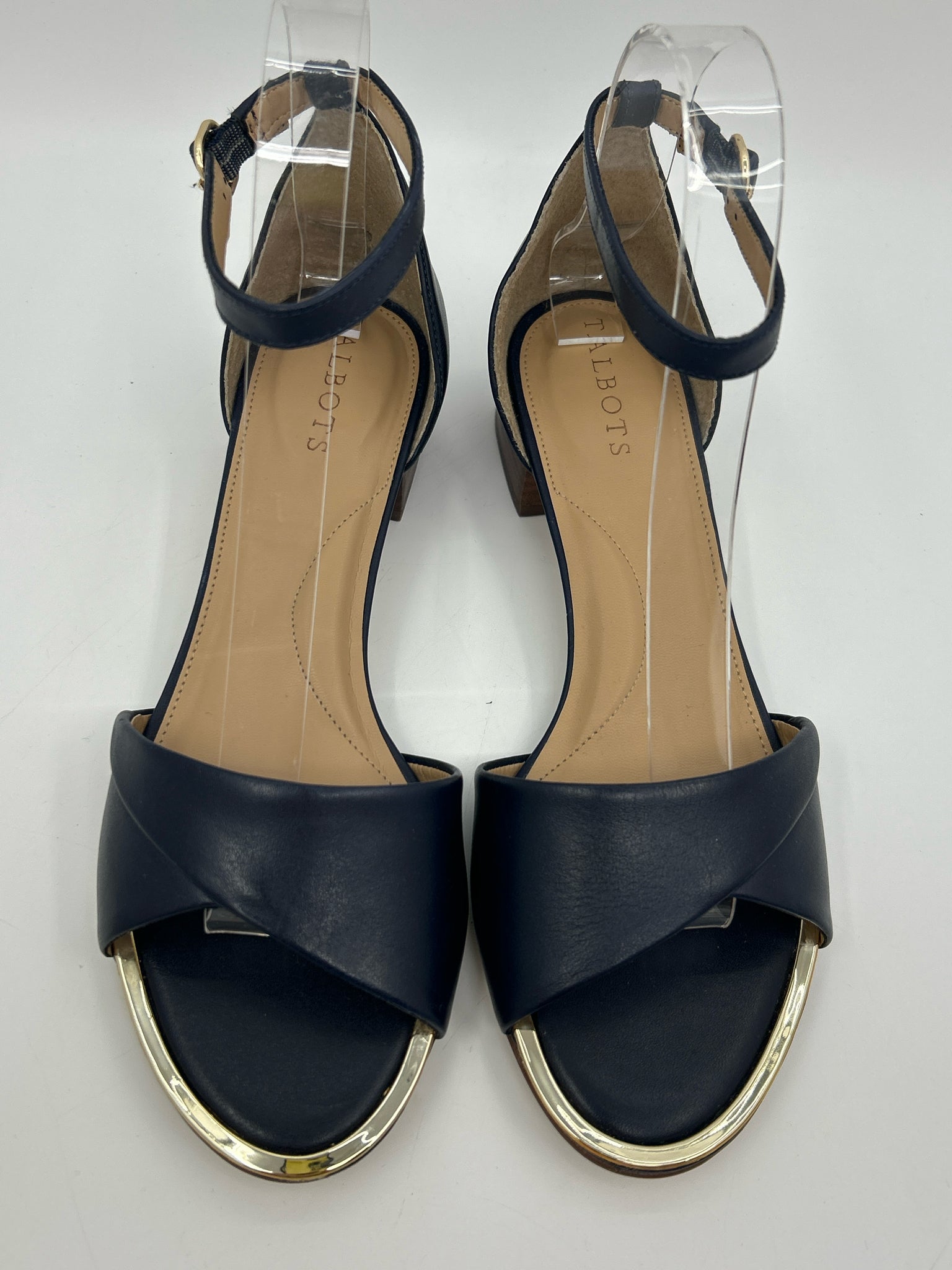 TALBOTS Size 8M Navy Women Sandal