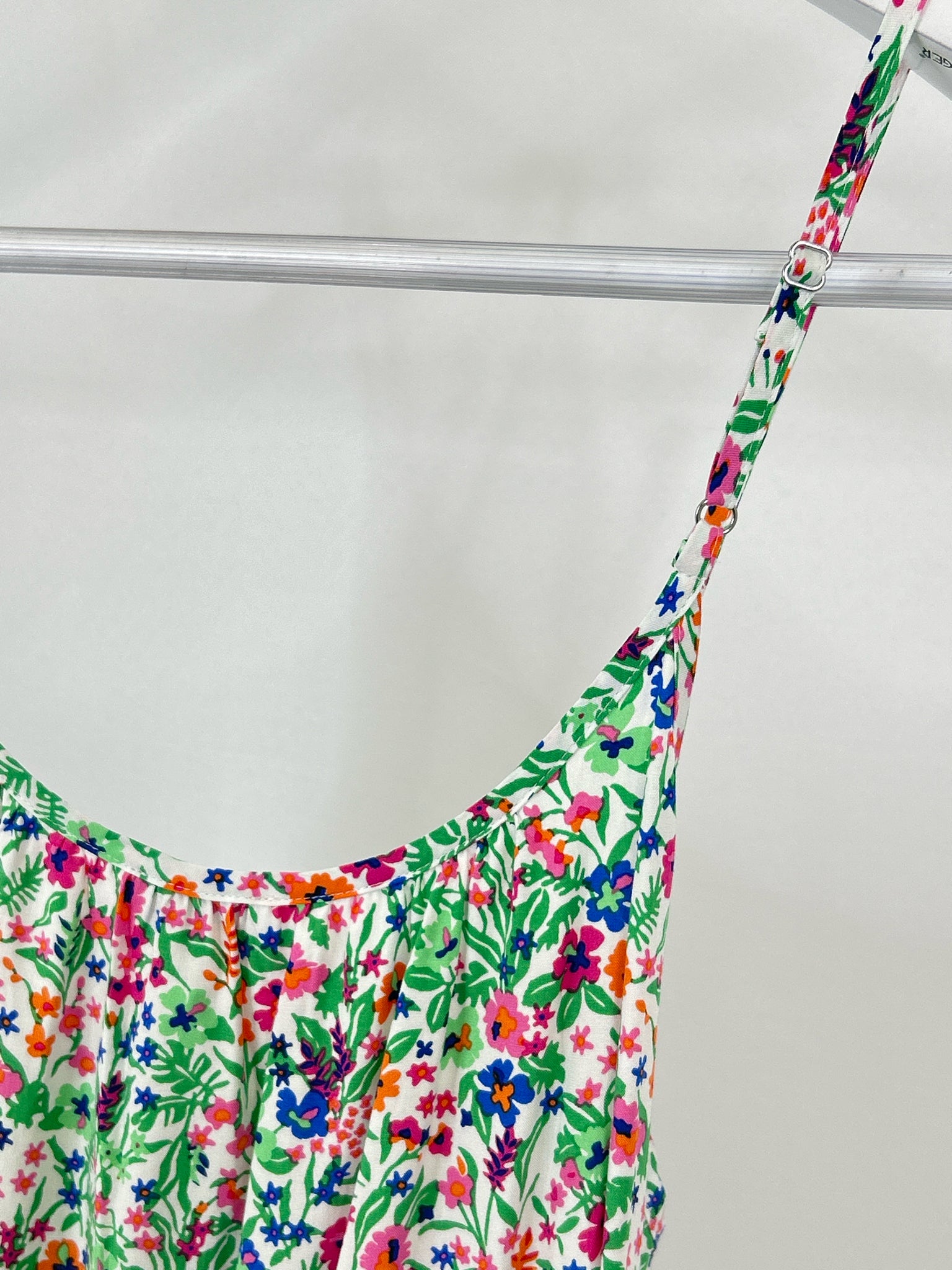 J. CREW Size 6 Green Floral Women Dress