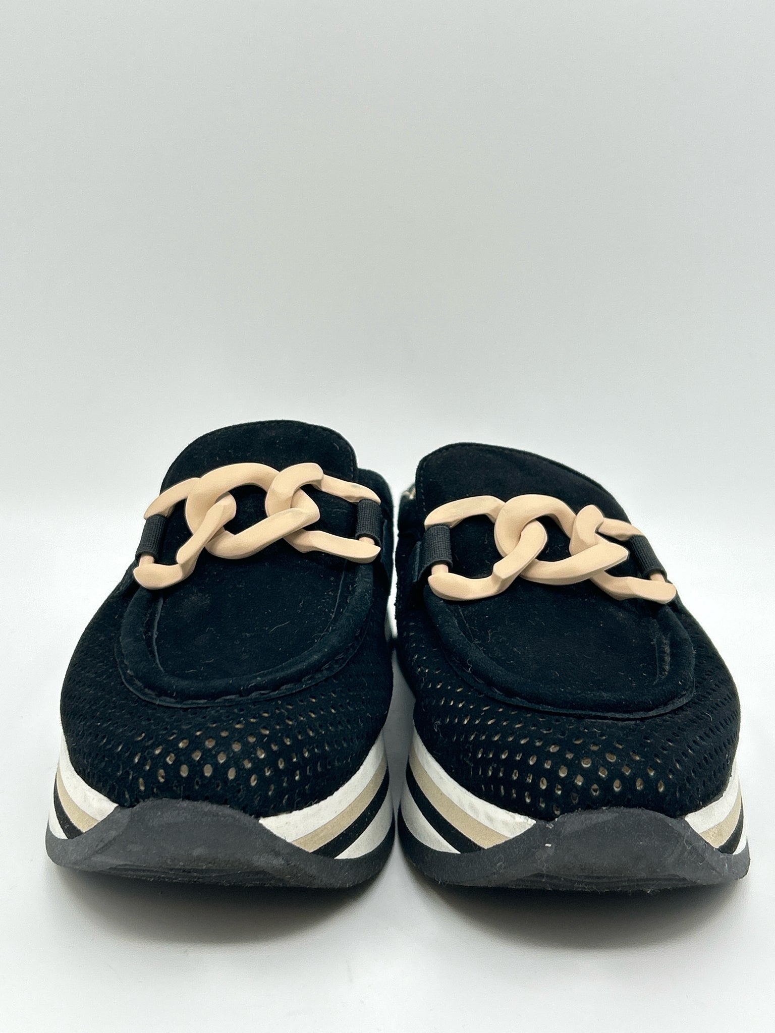 SOFTWAVES Size 39/9 Black Women Loafer