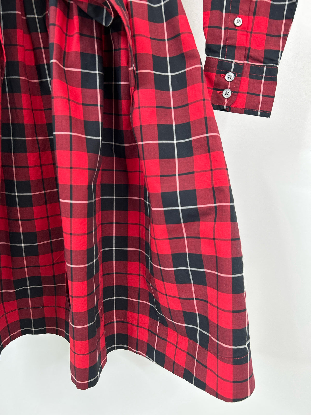 BROOKS BROTHERS Size 6 Red & Black Women Dress