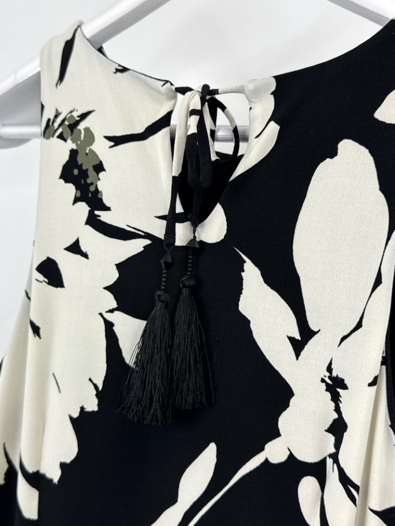 TOMMY BAHAMA Size M Black & White Women Dress