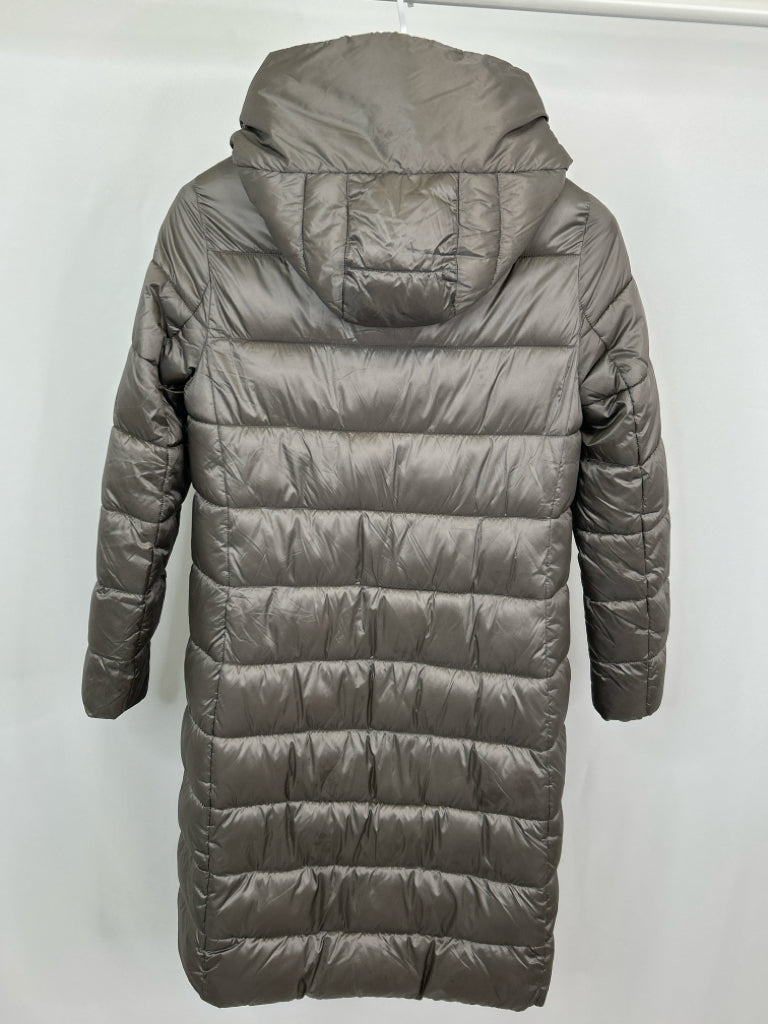 JOULES Women Size 6 Grey Puffer Coat