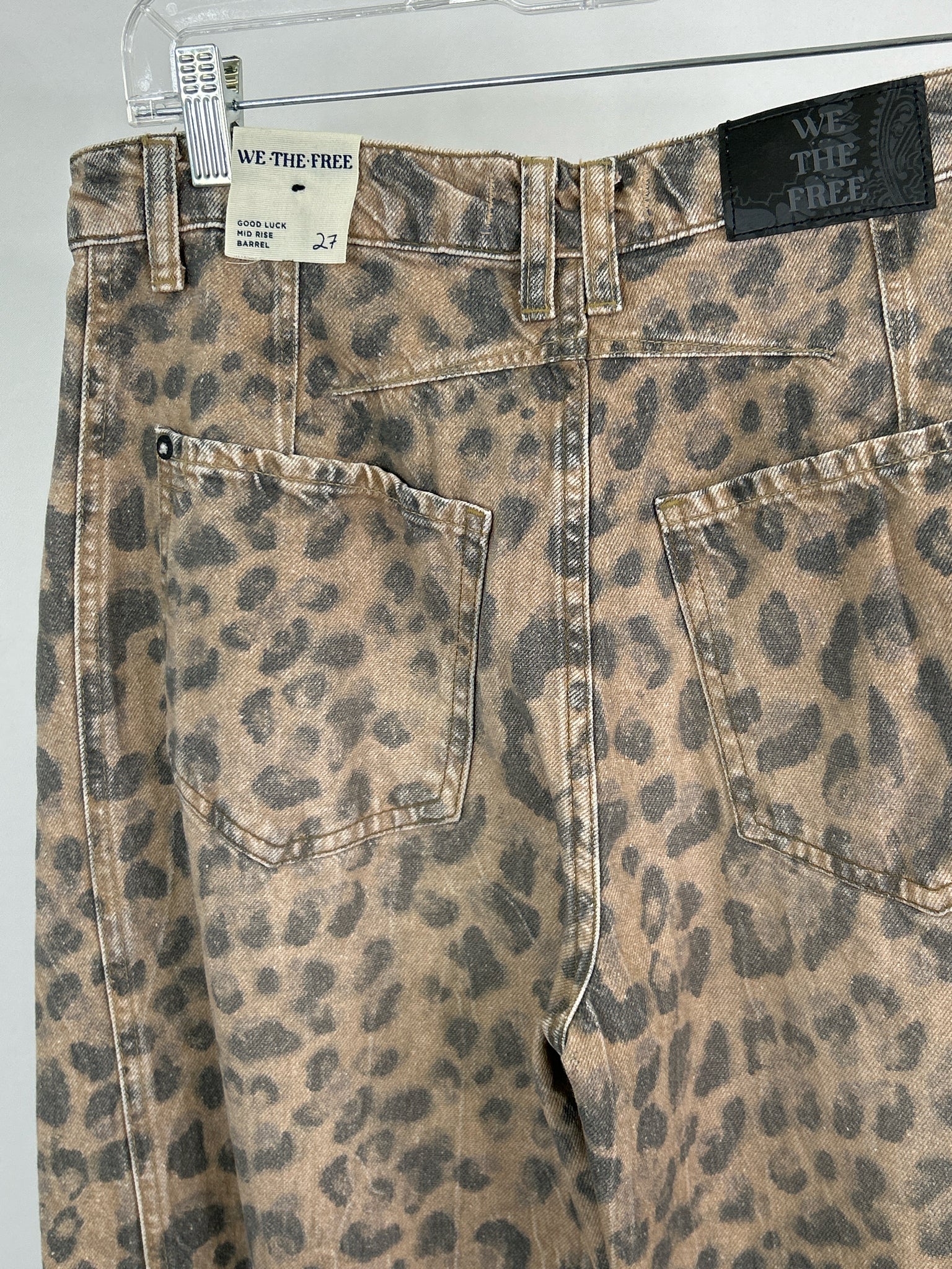 WE THE FREE Size 27/4 Brown and Black Women jeans